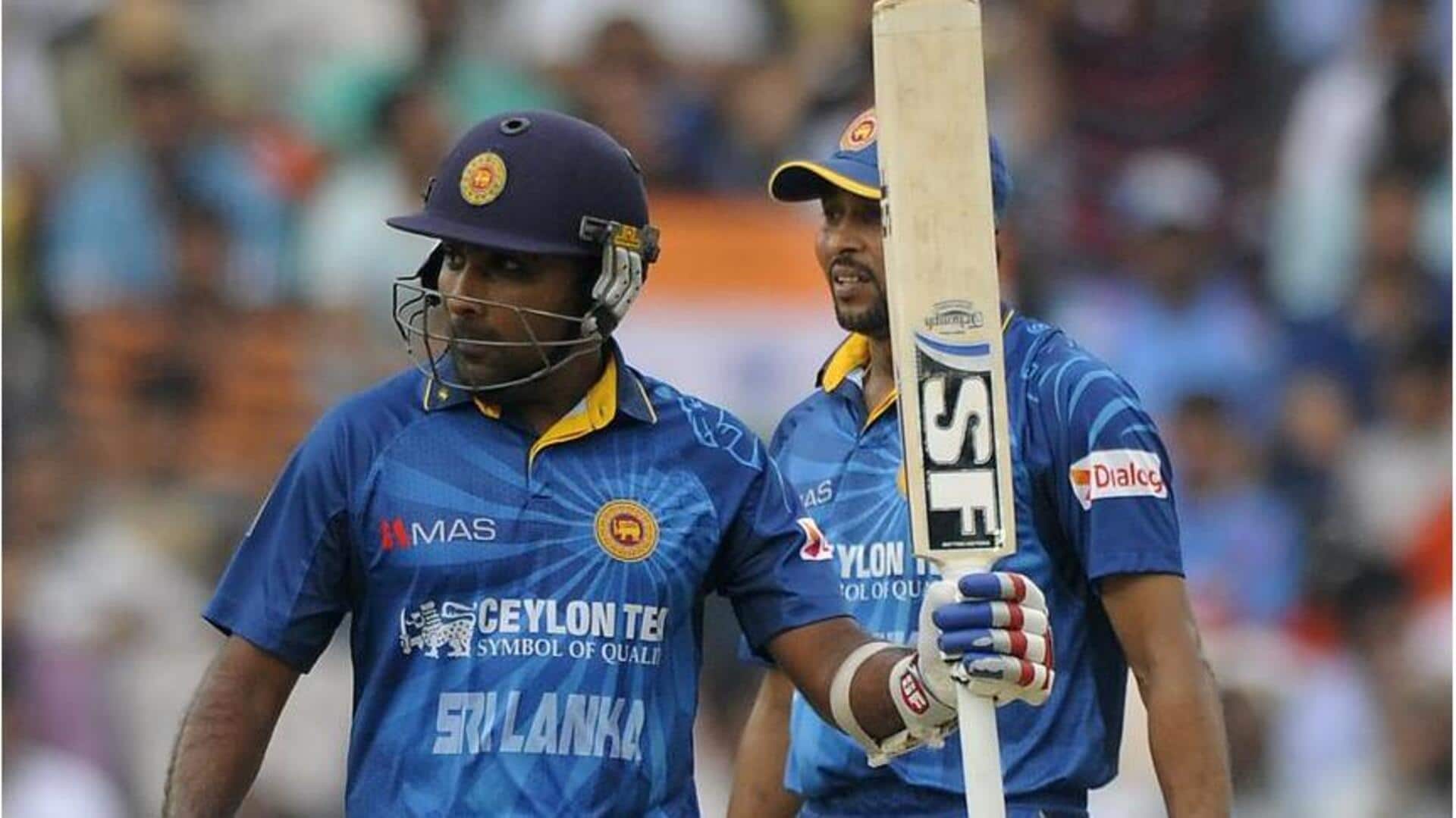 टी-20 विश्व कप: श्रीलंका के लिए सबसे ज्यादा रन बनाने वाले शीर्ष बल्लेबाज 
