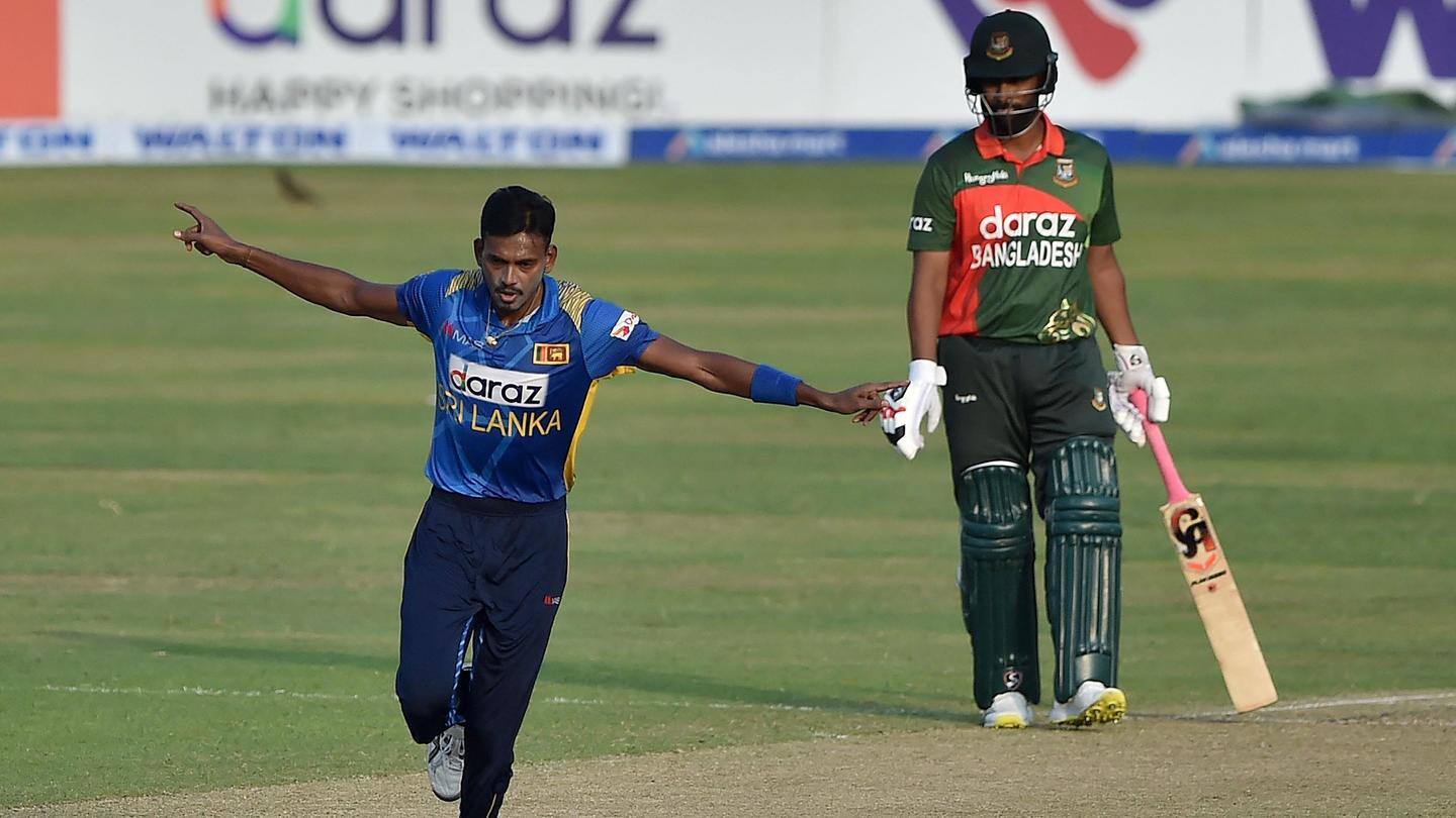 बांग्लादेश बनाम श्रीलंका: आखिरी वनडे में श्रीलंका को मिली जीत, मैच में बने ये रिकॉर्ड्स