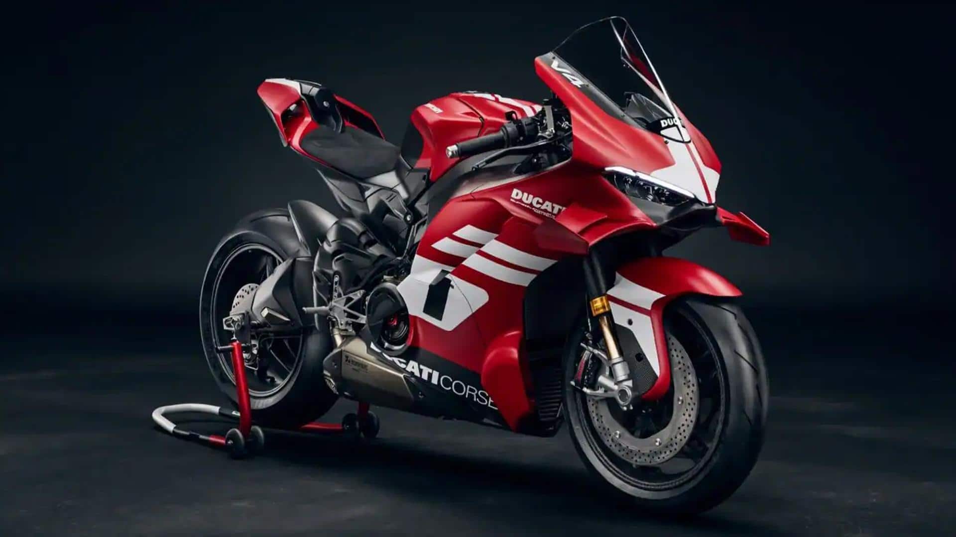 डुकाटी ने 1103cc इंजन के साथ सुपरबाइक सुपरलेगेरा V4 सेंटेनारियो की पेश