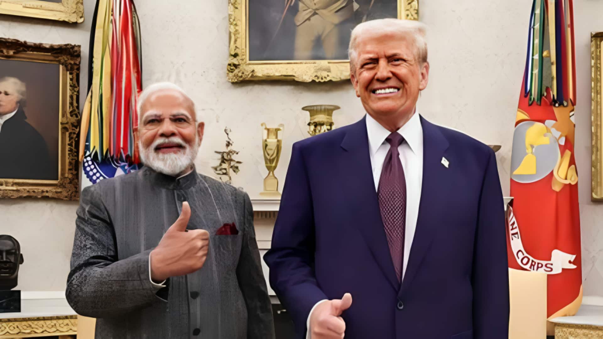 ट्रंप बोले- भारत के साथ व्यापार समझौते में कोई बदलाव नहीं, वे टैरिफ देंगे, हम नहीं