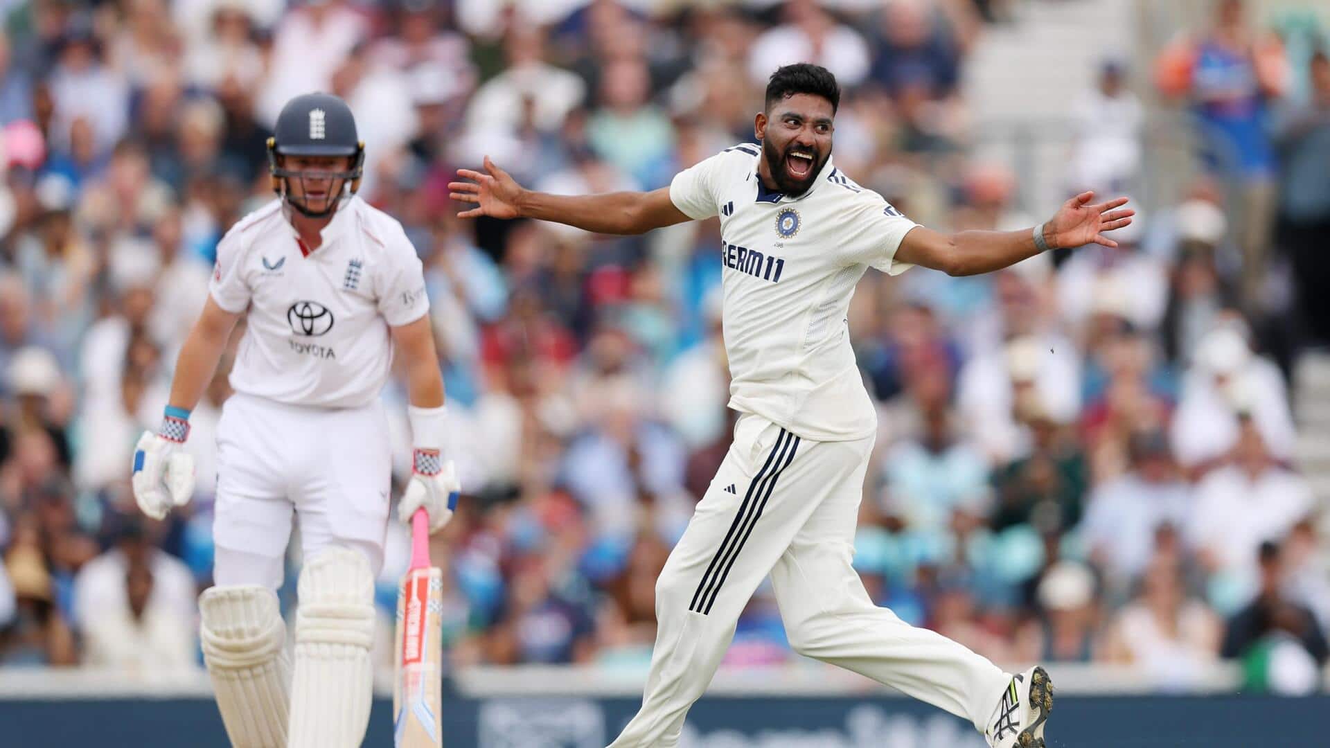ICC प्लेयर ऑफ द मंथ: अगस्त महीने के लिए मोहम्मद सिराज ने जीता पुरस्कार ICC प्लेयर ऑफ द मंथ: अगस्त महीने के लिए मोहम्मद सिराज ने जीता पुरस्कार