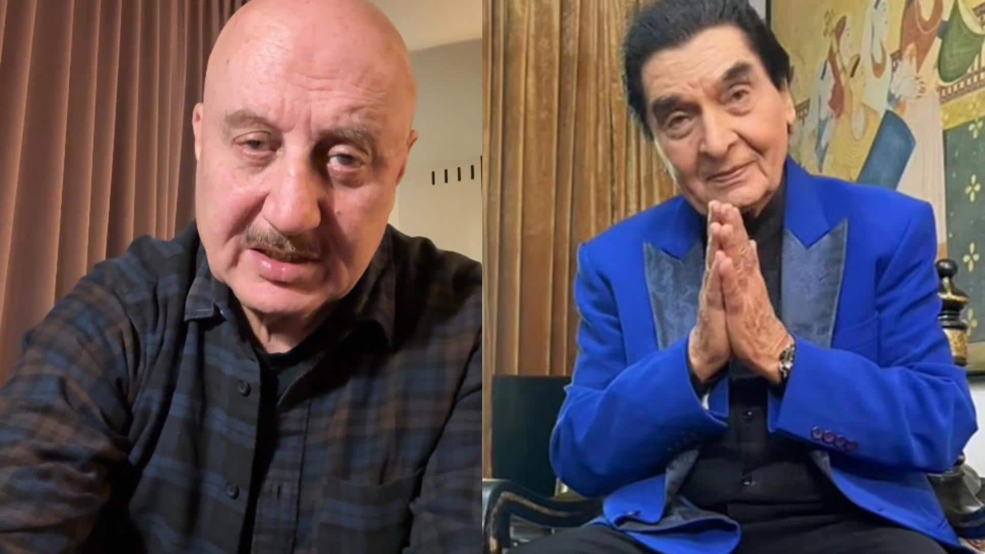 अनुपम खेर ने असरानी के निधन पर जताया शोक, बोले- पिछले हफ्ते उनसे बात हुई थी अनुपम खेर ने असरानी के निधन पर जताया शोक, बोले- पिछले हफ्ते उनसे बात हुई थी