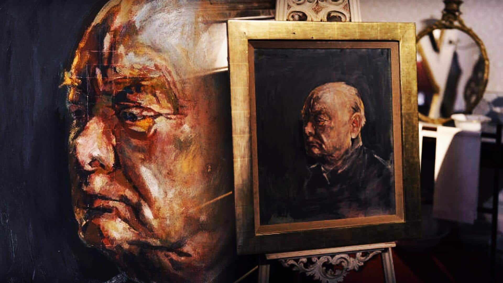 विंस्टन चर्चिल की पेंटिंग होने जा रहा नीलाम, लगभग 7 करोड़ रुपये में बिकने की उम्मीद