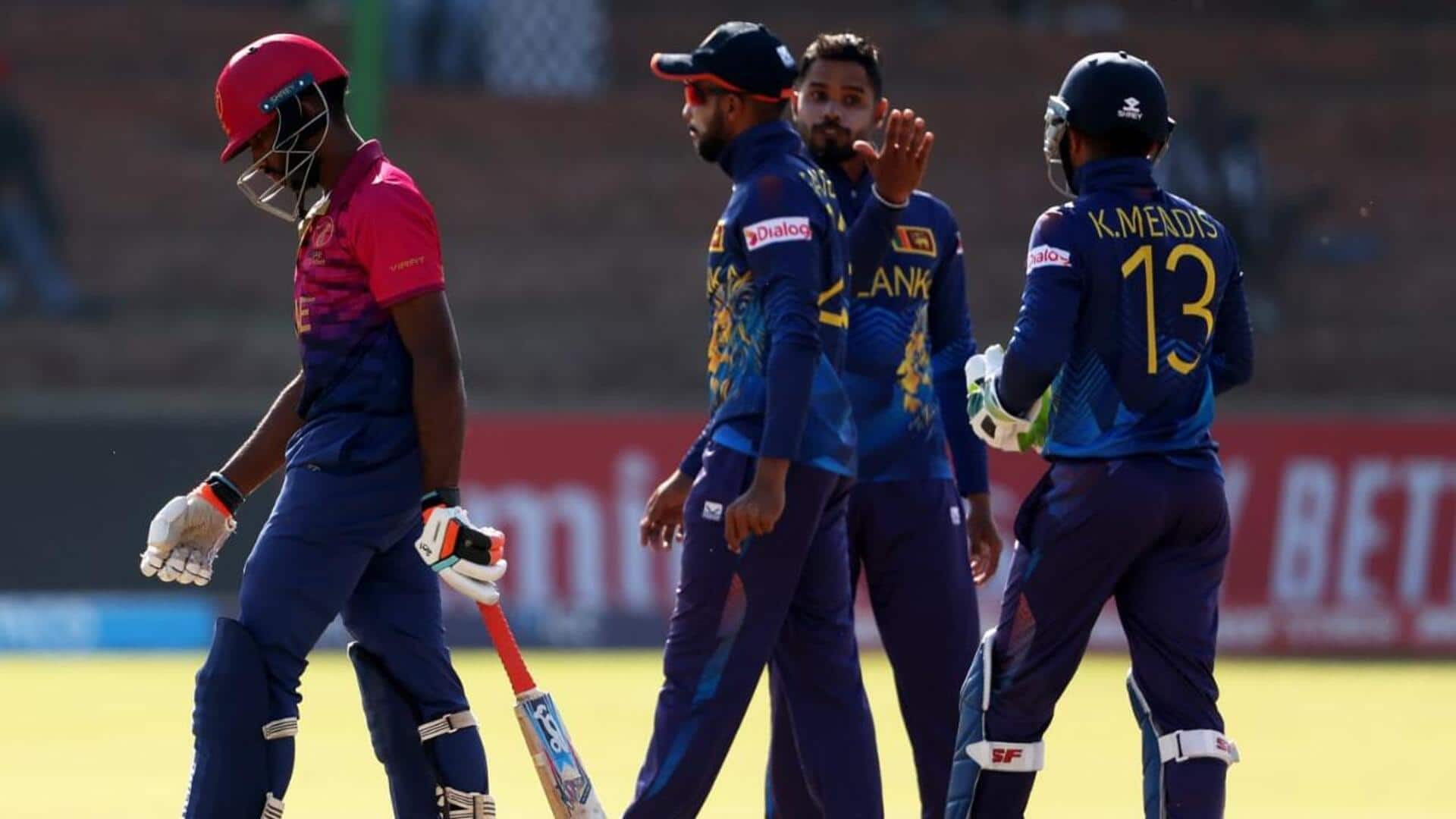 विश्व कप क्वालीफायर्स 2023: श्रीलंका ने UAE को 175 रन से हराया, बनाए ये रिकॉर्ड्स