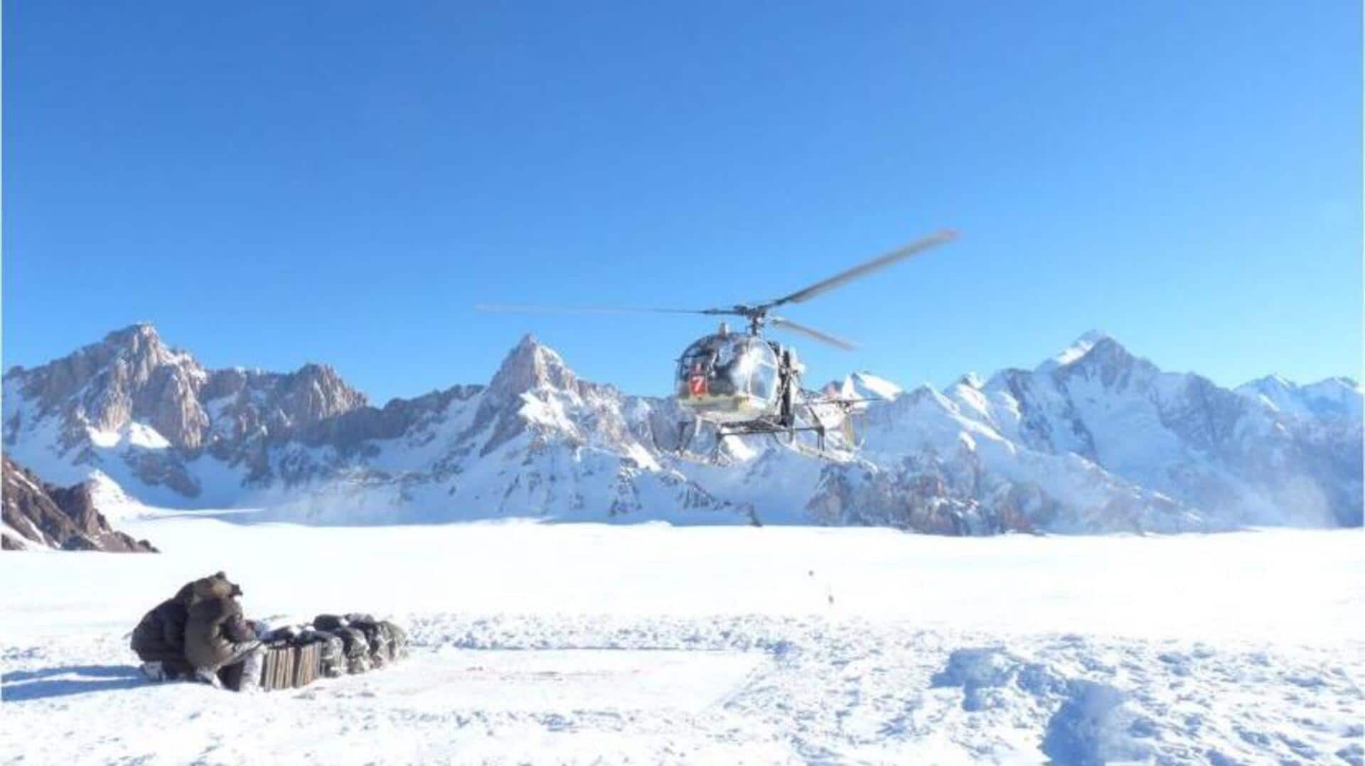 लद्दाख में सियाचिन सैन्य बेस कैंप पर भीषण हिमस्खनल, 3 सैन्यकर्मियों की मौत