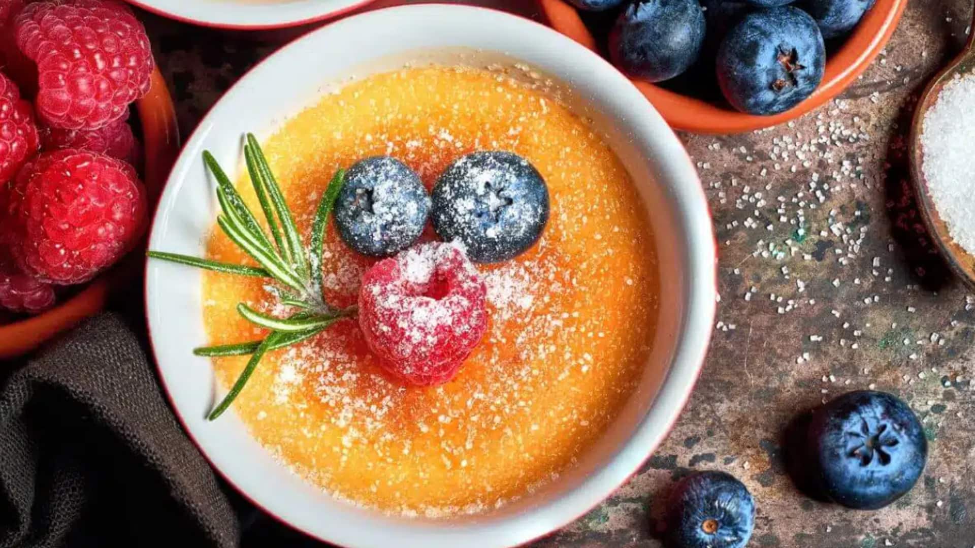 फ्रेंच क्रेम ब्रुले खा कर दिल हो जाएगा खुश, जानें बनाने का आसान तरीका