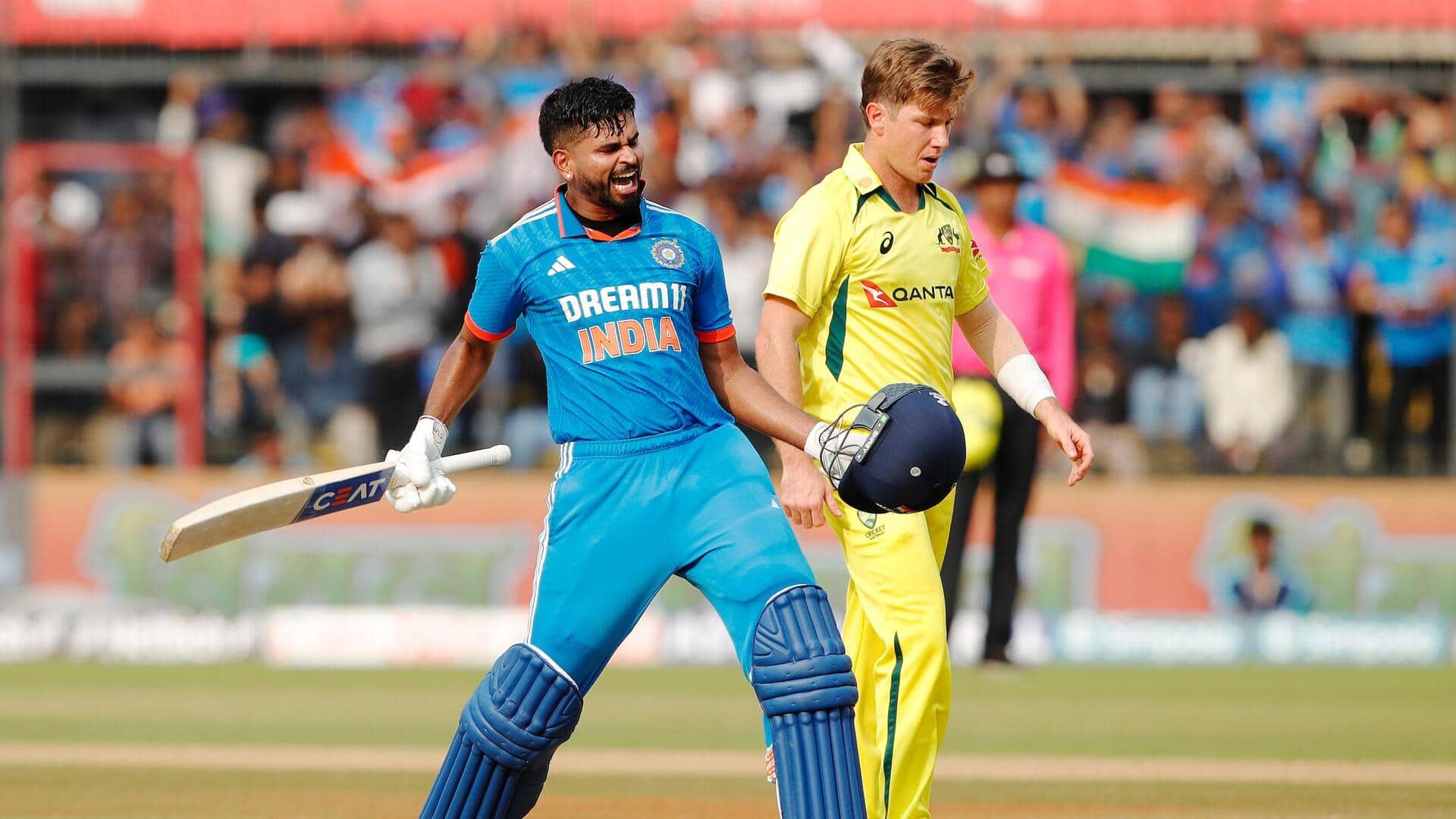 भारत ने ऑस्ट्रेलिया के खिलाफ बनाया अपना सबसे बड़ा स्कोर, दिया 400 रन का लक्ष्य