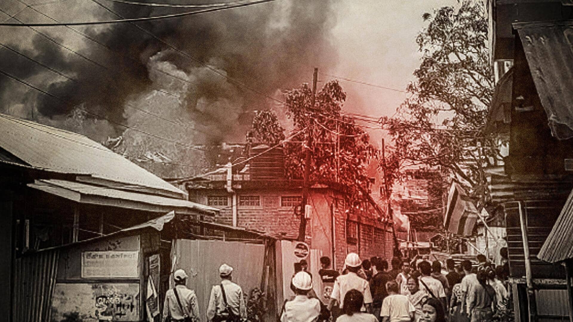 मणिपुर में फिर हिंसा; उपद्रवियों ने खाली घरों में लगाई आग, सुरक्षाबलों की बसें भी जलाईं
