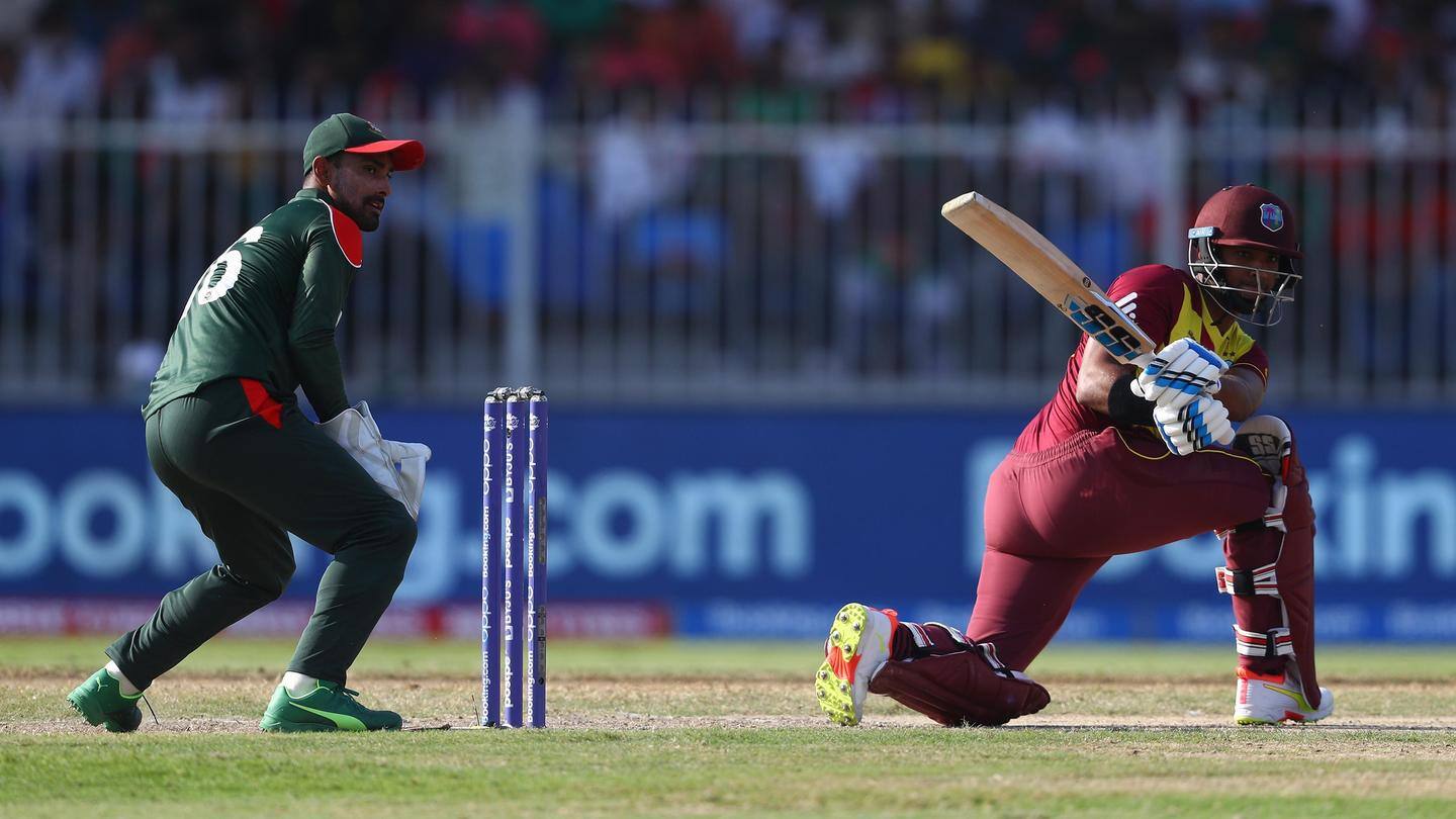 टी-20 विश्व कप: वेस्टइंडीज ने बांग्लादेश को तीन रन से हराया, मैच में बने ये रिकॉर्ड्स