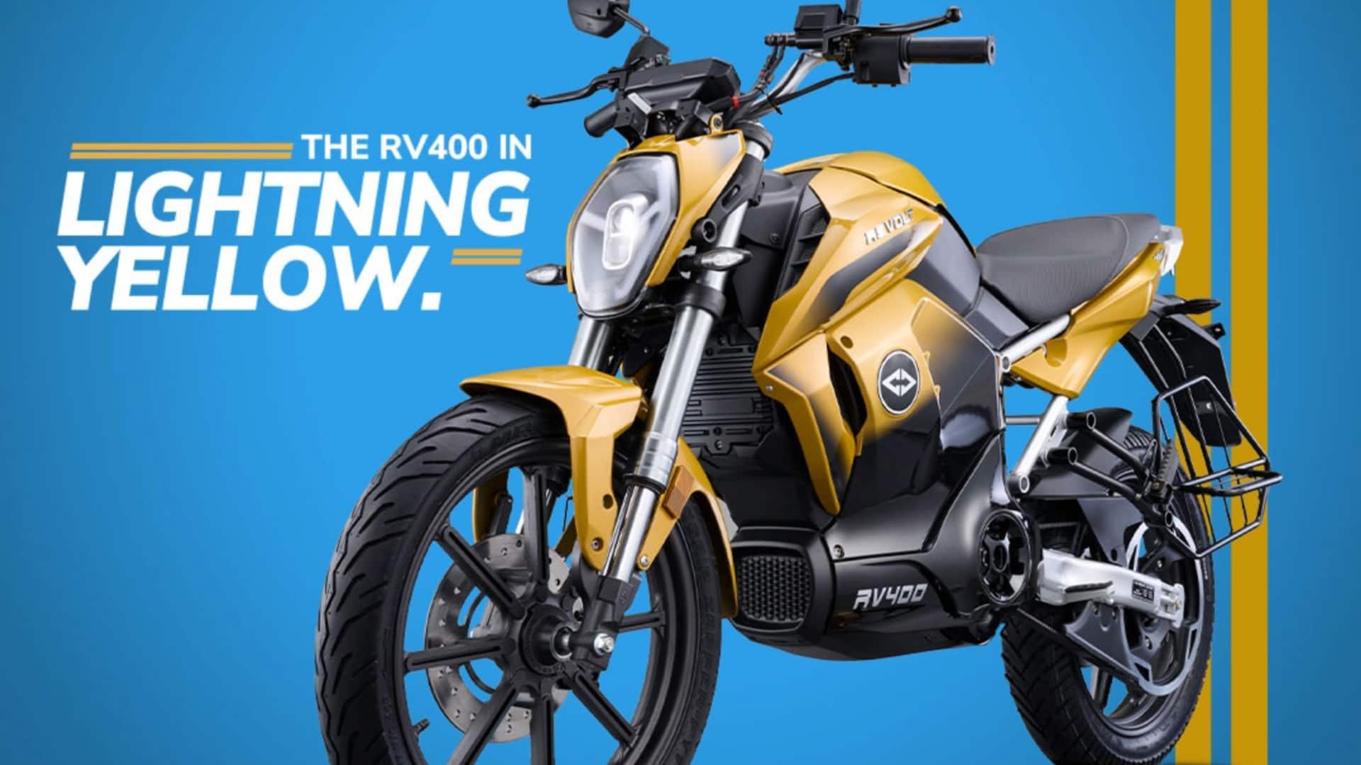 रिवोल्ट RV400 इलेक्ट्रिक बाइक चमकदार पीले रंग में पेश, अब कितनी हुई कीमत? 