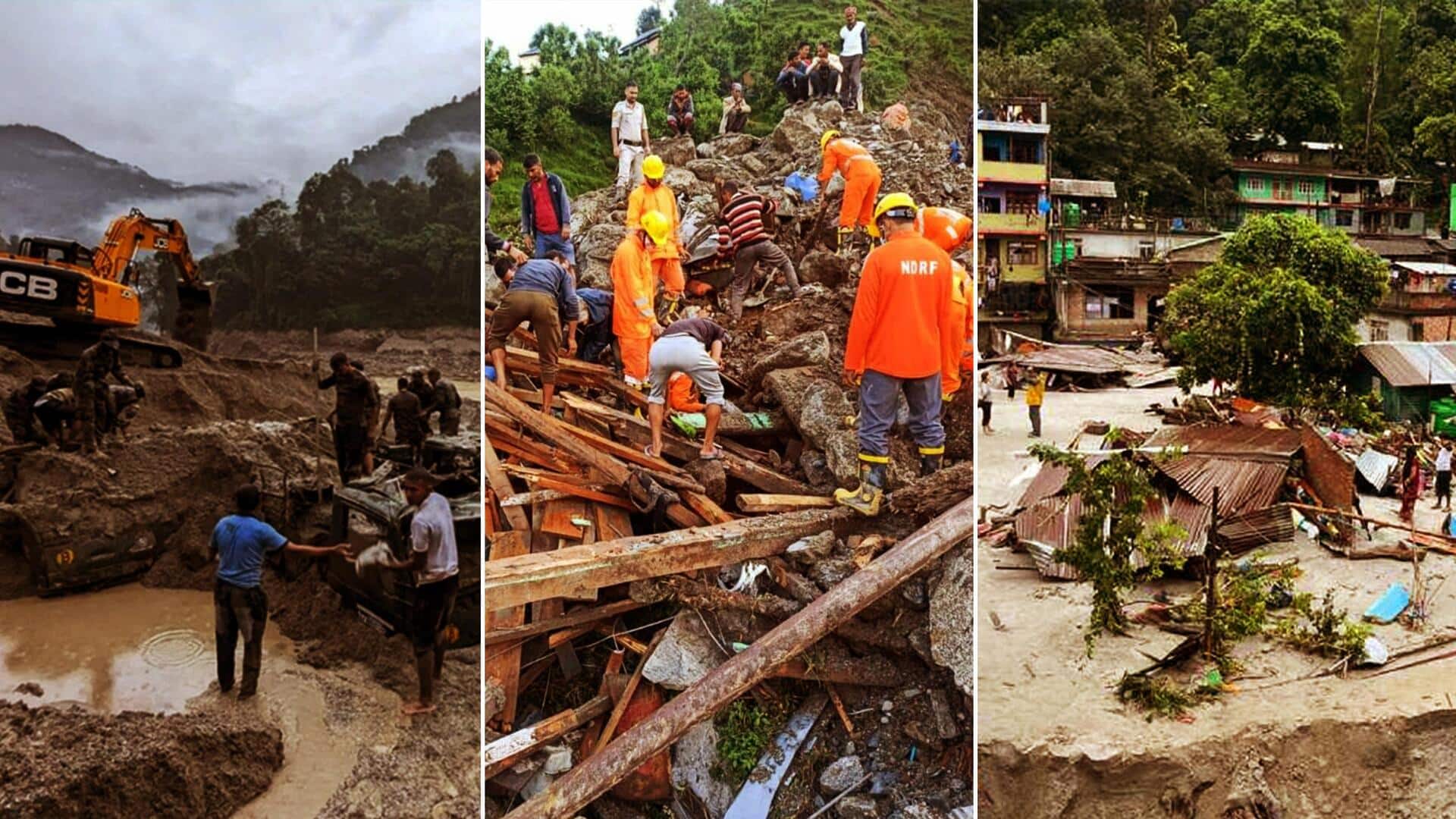 सिक्किम बाढ़: मरने वालों की संख्या 80 पार, बचाव कार्य में जुटी वायुसेना