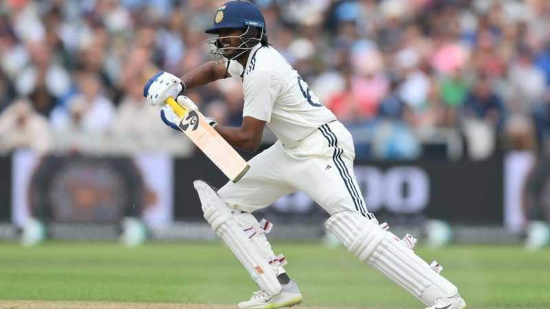 साई सुदर्शन श्रीलंका में पहले टेस्ट से पहले भारतीय टीम में हो सकते हैं शामिल