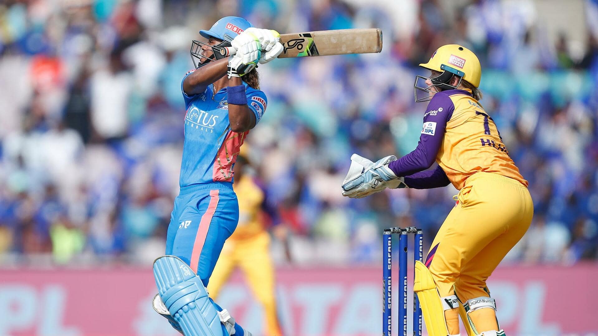WPL 2023: मुंबई इंडियंस ने यूपी वारियर्स को दिया 128 रन का लक्ष्य