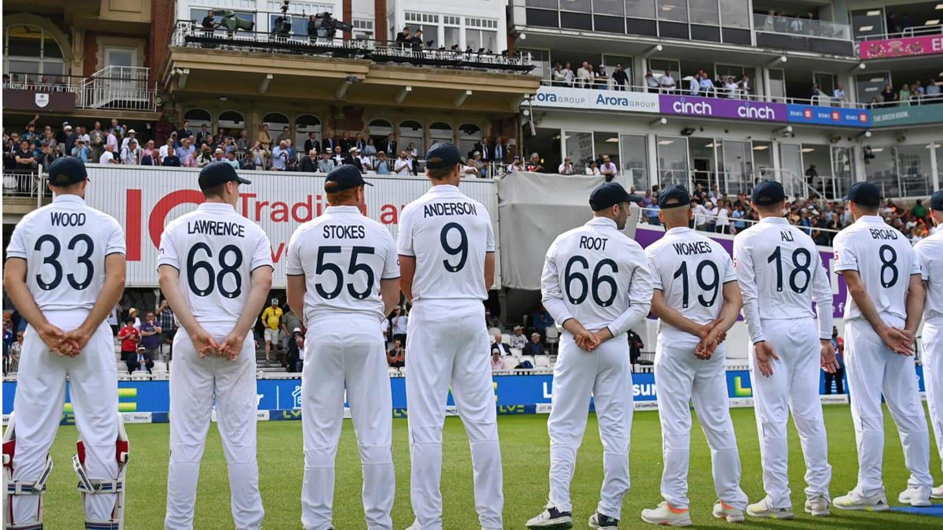 साथी खिलाड़ियों की जर्सी पहनकर मैदान पर उतरी इंग्लैंड क्रिकेट टीम, जानिए क्या है वजह