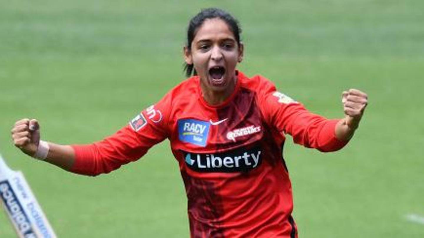 WBBL 2021: हरमनप्रीत कौर 'प्लेयर ऑफ टूर्नामेंट' अवार्ड जीतने वाली पहली भारतीय बनीं