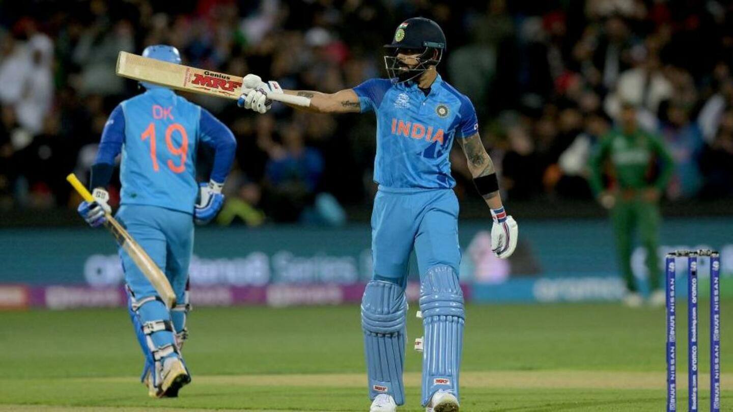 विराट कोहली टी-20 विश्व कप में सर्वाधिक रन बनाने वाले बल्लेबाज बने