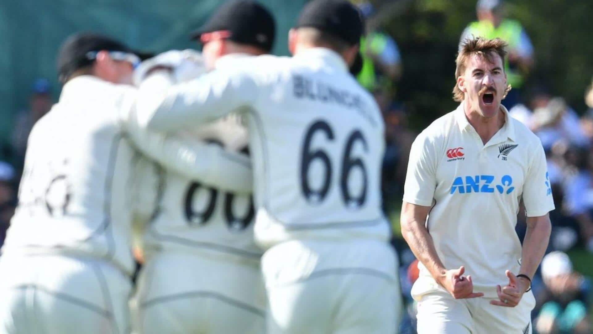 न्यूजीलैंड बनाम श्रीलंका: ब्लेयर टिकनर ने चटकाए दूसरी पारी में 4 विकेट, जानिए आंकड़े