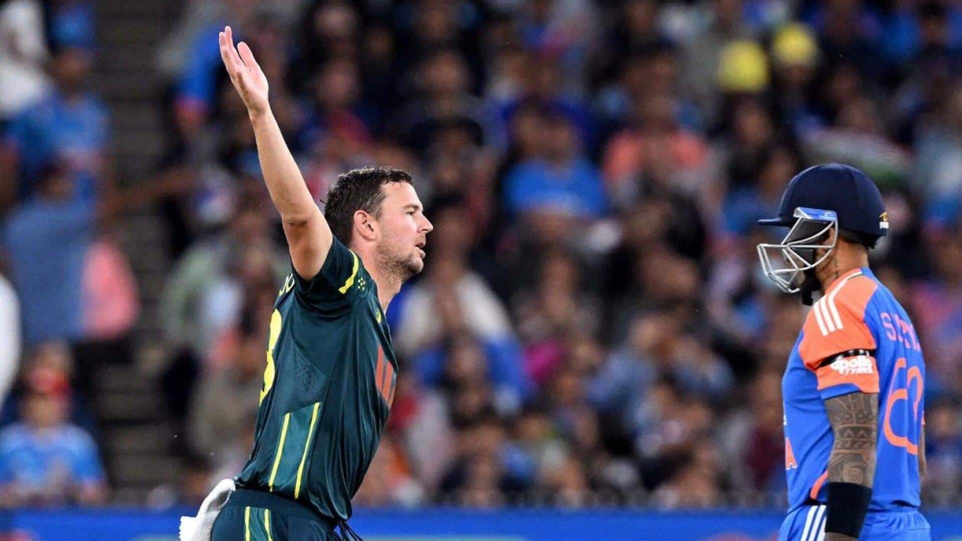 ऑस्ट्रेलिया ने दूसरे टी-20 में भारत को 4 विकेट से हराया, मैच में बने ये रिकॉर्ड्स  ऑस्ट्रेलिया ने दूसरे टी-20 में भारत को 4 विकेट से हराया, मैच में बने ये रिकॉर्ड्स