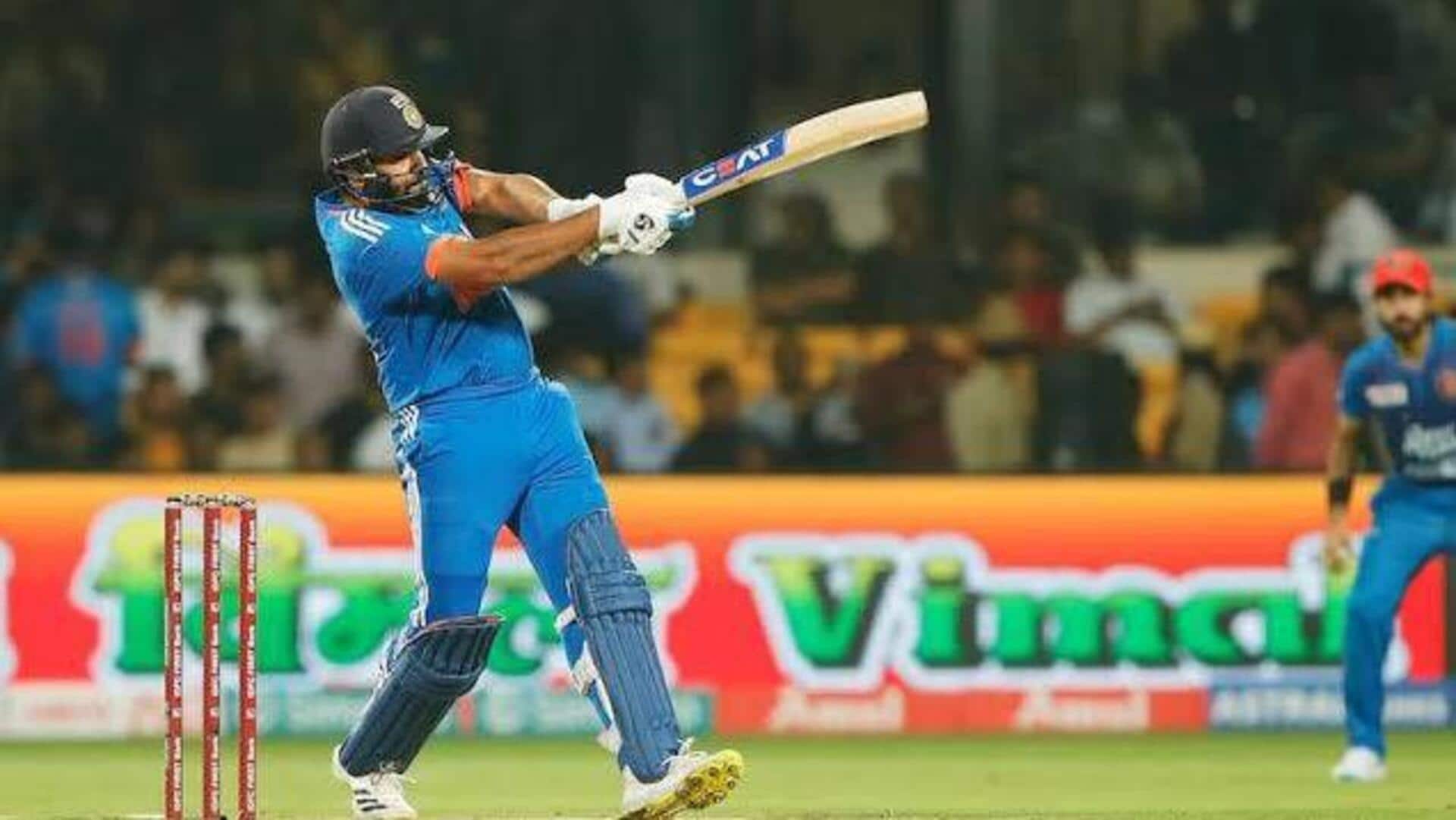 रोहित शर्मा टी-20 अंतरराष्ट्रीय में बतौर ओपनर सर्वाधिक छक्के जड़ने वाले बल्लेबाज बने, जानिए आंकड़े