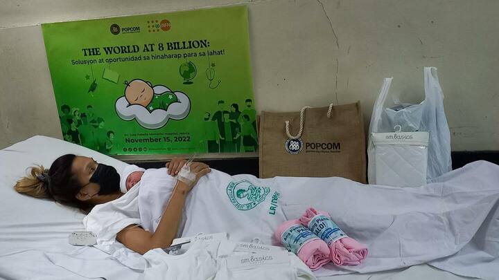 फिलीपींस में इस बच्ची के पैदा होते ही दुनिया की आबादी हुई 8 अरब
