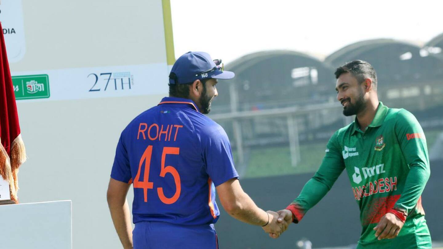 पहला वनडे: भारत के खिलाफ बांग्लादेश ने टॉस जीतकर चुनी गेंदबाजी, जानिए प्लेइंग इलेवन