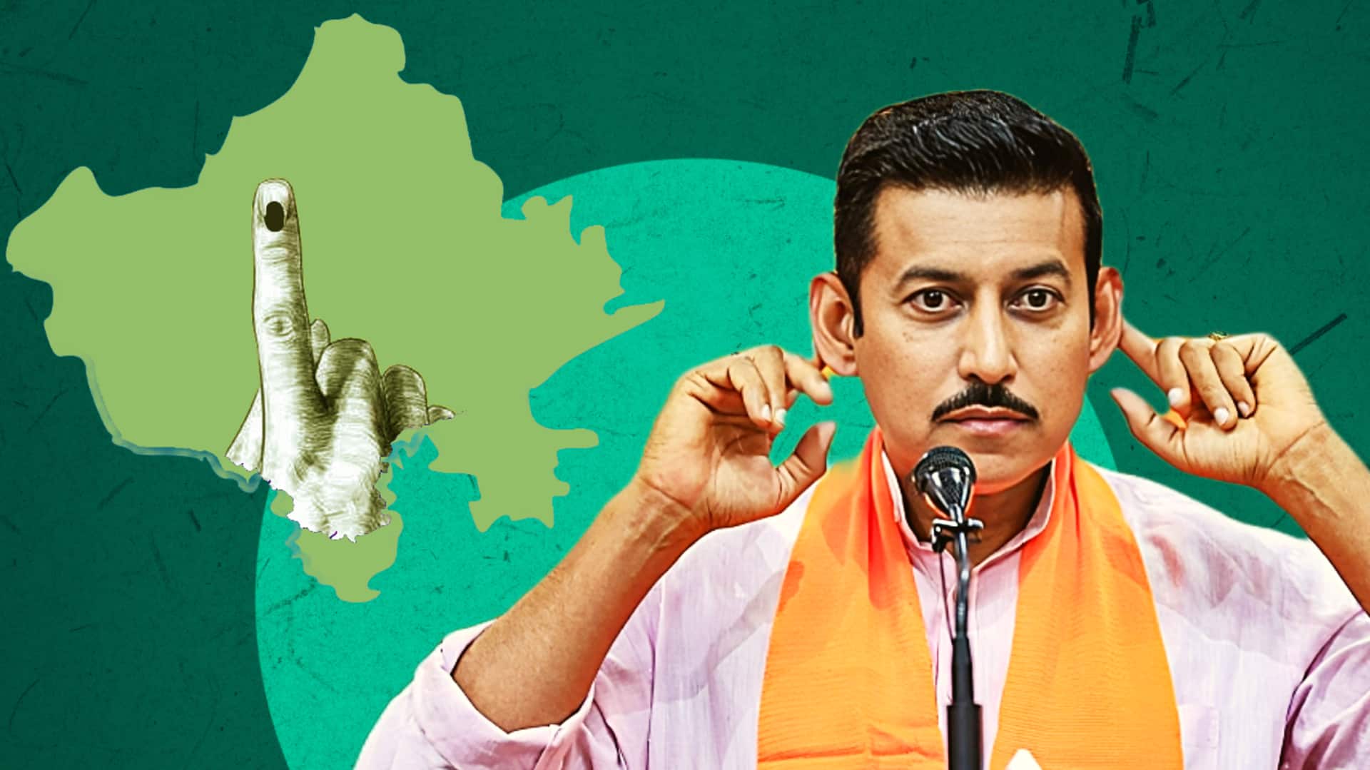 राजस्थान विधानसभा चुनाव: पूर्व केंद्रीय मंत्री राज्यवर्धन सिंह राठौर झोटवाड़ा सीट से जीते