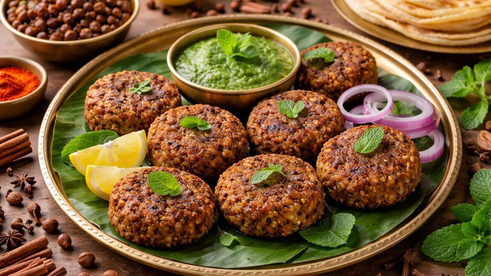 घर पर काले चने से बनाए जा सकते हैं वेज गलौटी कबाब, जानिए रेसिपी