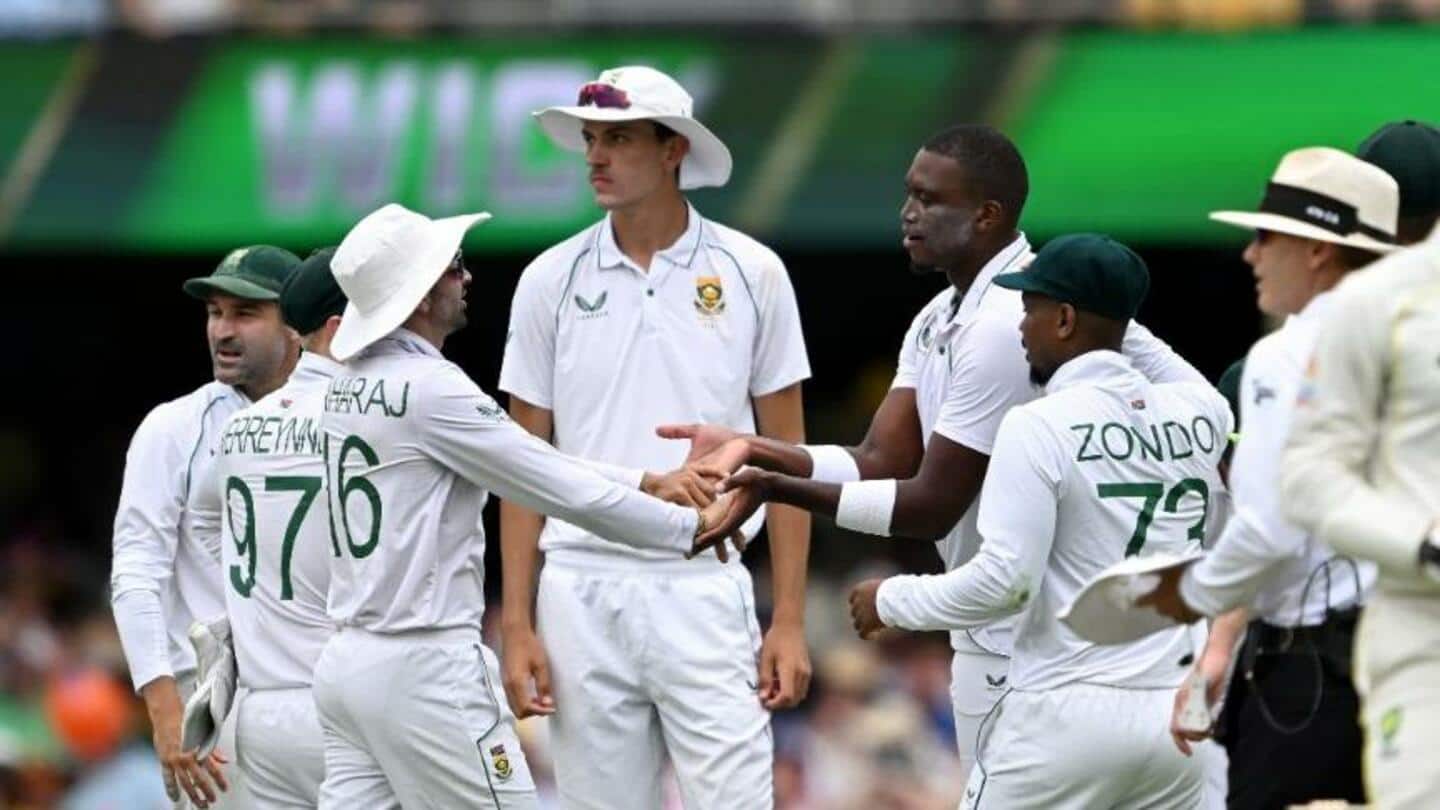पहला टेस्ट: ऑस्ट्रेलिया की पहली पारी 218 रन पर सिमटी, रबाडा ने झटके चार विकेट