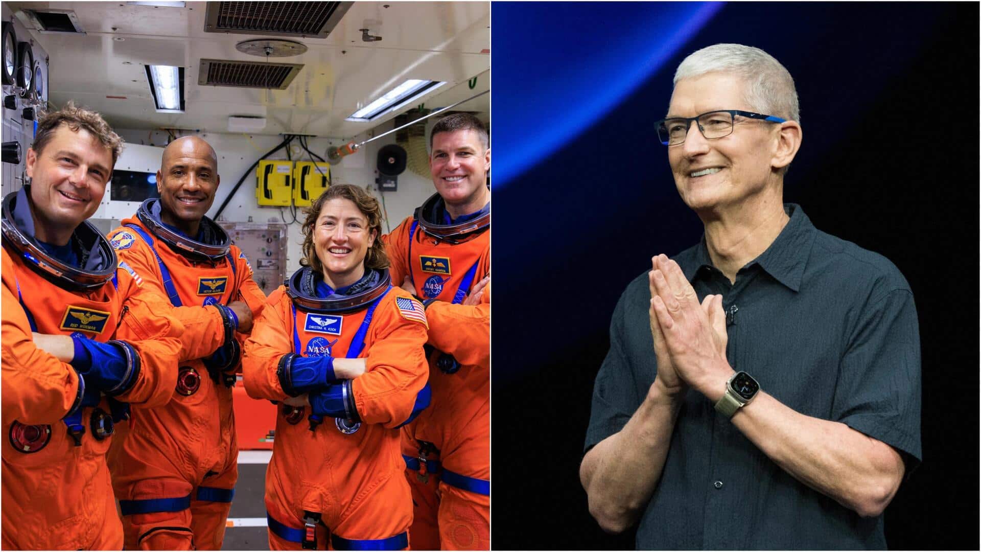 टिम कुक ने आर्टेमिस II टीम को दी बधाई, आईफोन से ली तस्वीरों को सराहा