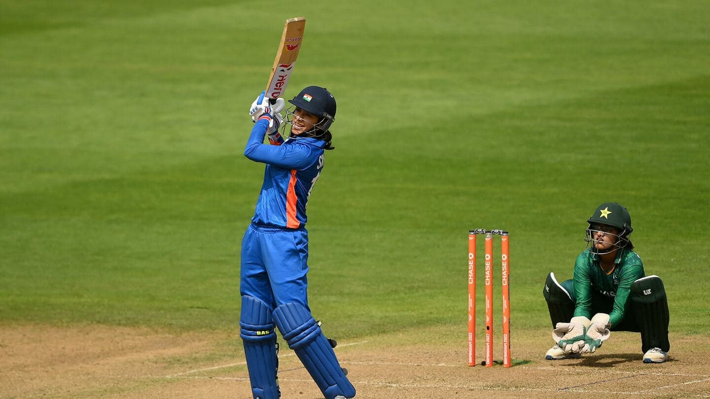 राष्ट्रमंडल खेल 2022: भारतीय महिला क्रिकेट टीम ने पाकिस्तान को हराया, स्मृति ने लगाया अर्धशतक