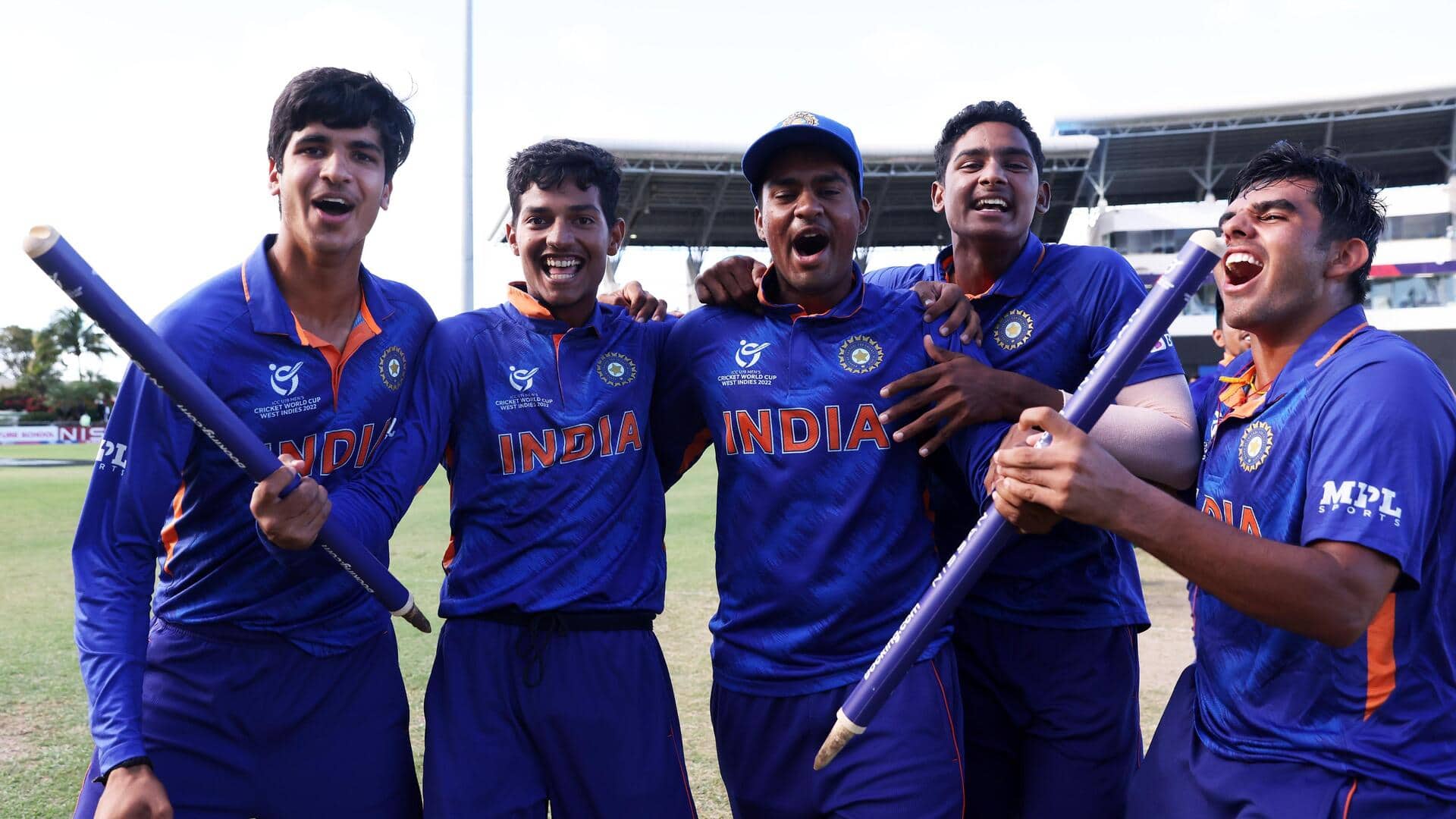 अंडर-19 विश्व कप में 5 बार खिताब जीत चुकी है भारतीय टीम, आंकड़ों में जानिए प्रदर्शन