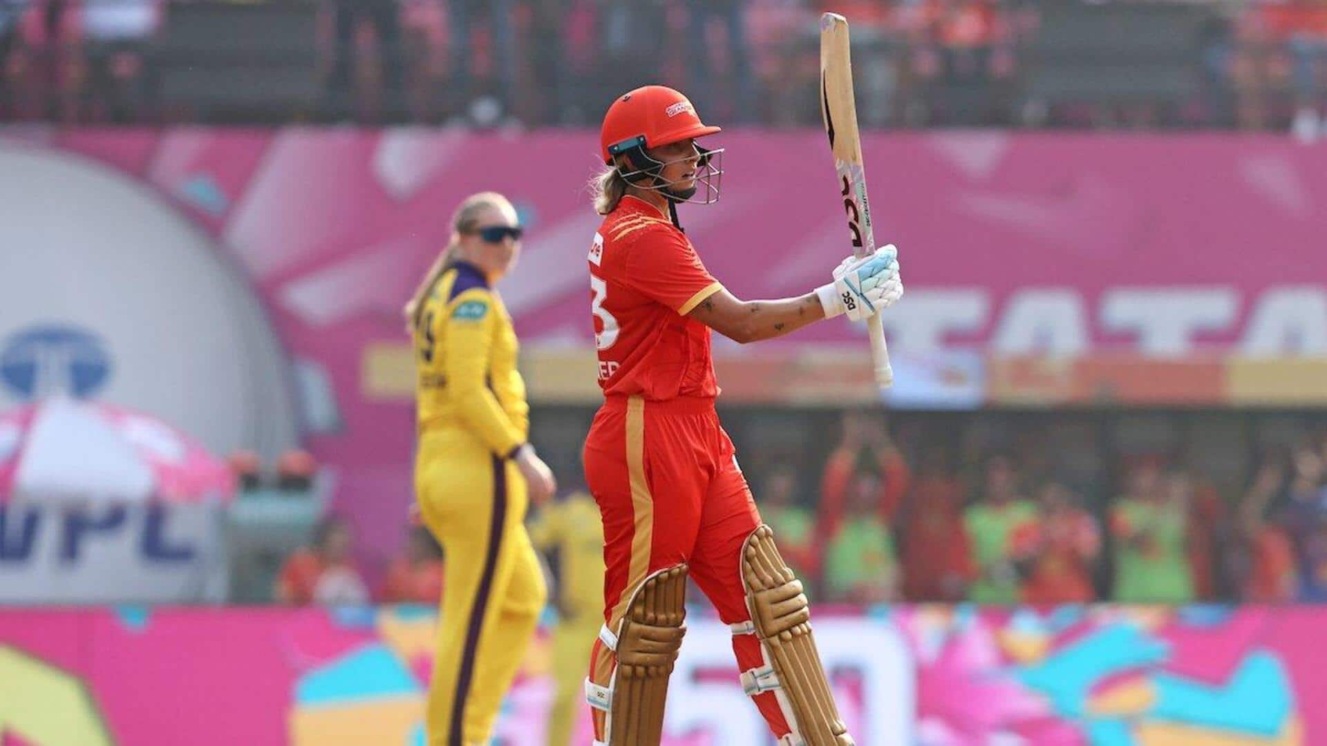 WPL 2026: एशले गार्डनर ने यूपी वारियर्स के खिलाफ जड़ा शानदार अर्धशतक, जानिए उनके आंकड़े 