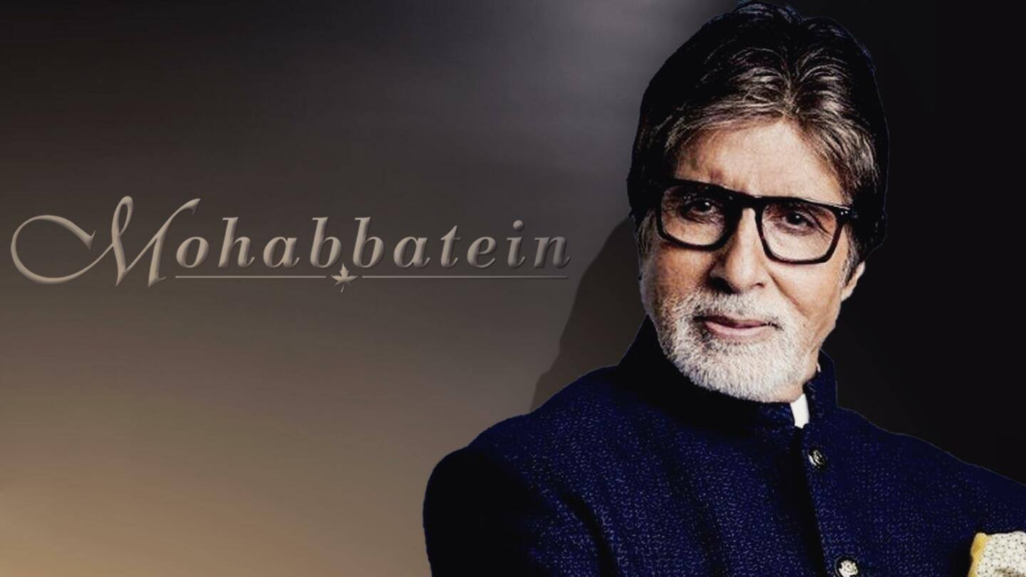 मोहब्बतें: 'हीरो' की छवि छोड़ करियर में अमिताभ बच्चन ने की थी नई पारी की शुरुआत