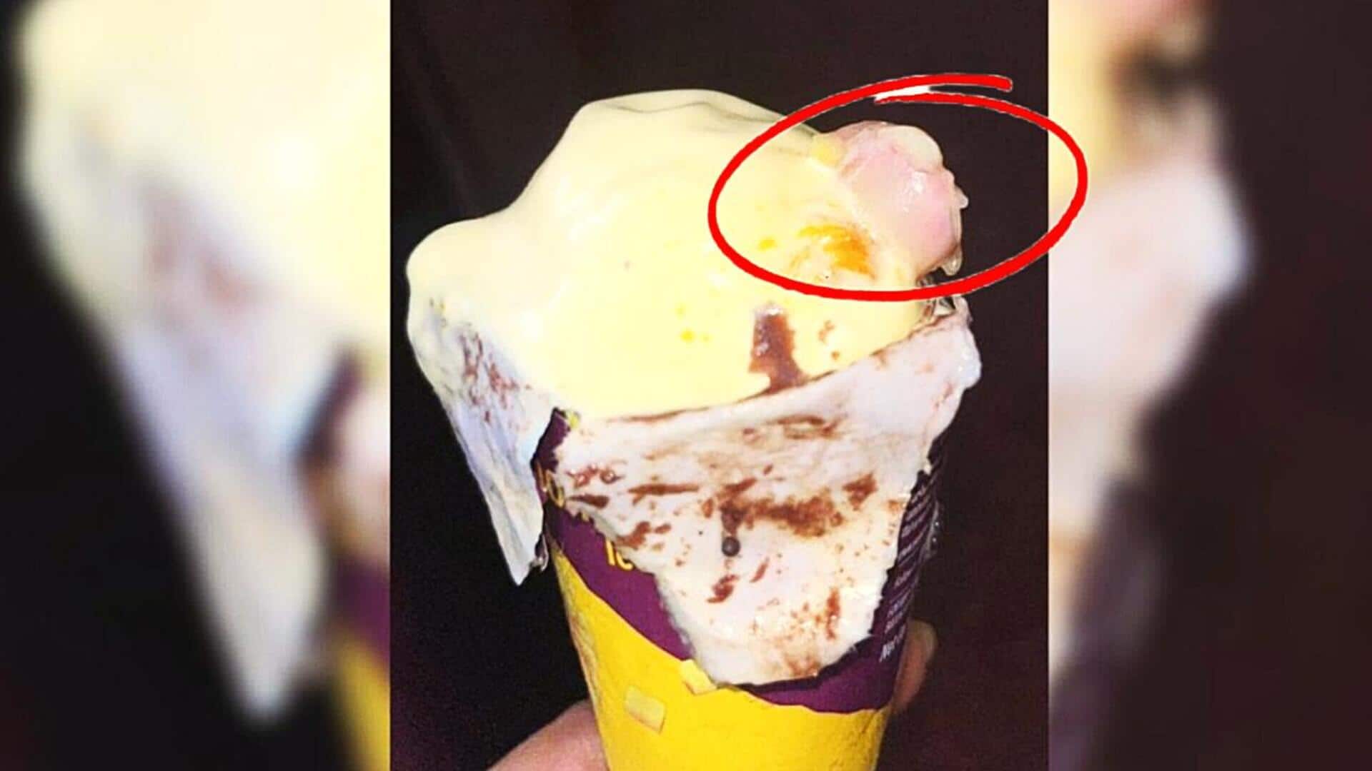 महाराष्ट्र: मुंबई में महिला ने ऑनलाइन मंगाई आइसक्रीम, अंदर से निकली कटी उंगली