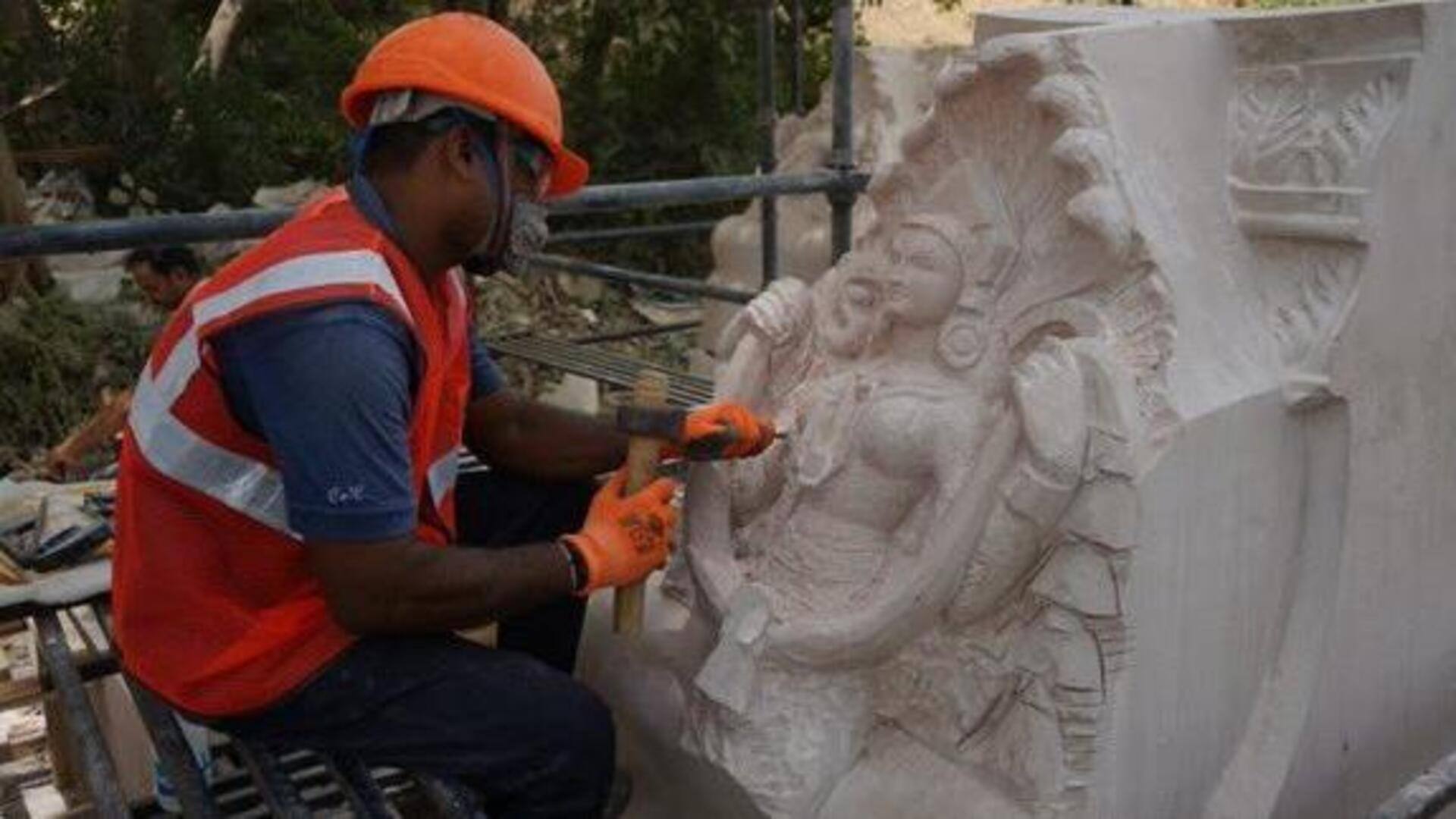 अयोध्या: राम मंदिर में खंभों पर लगाई जाएंगी शास्त्रों की कहानियों के आधार पर बनीं मूर्तियां