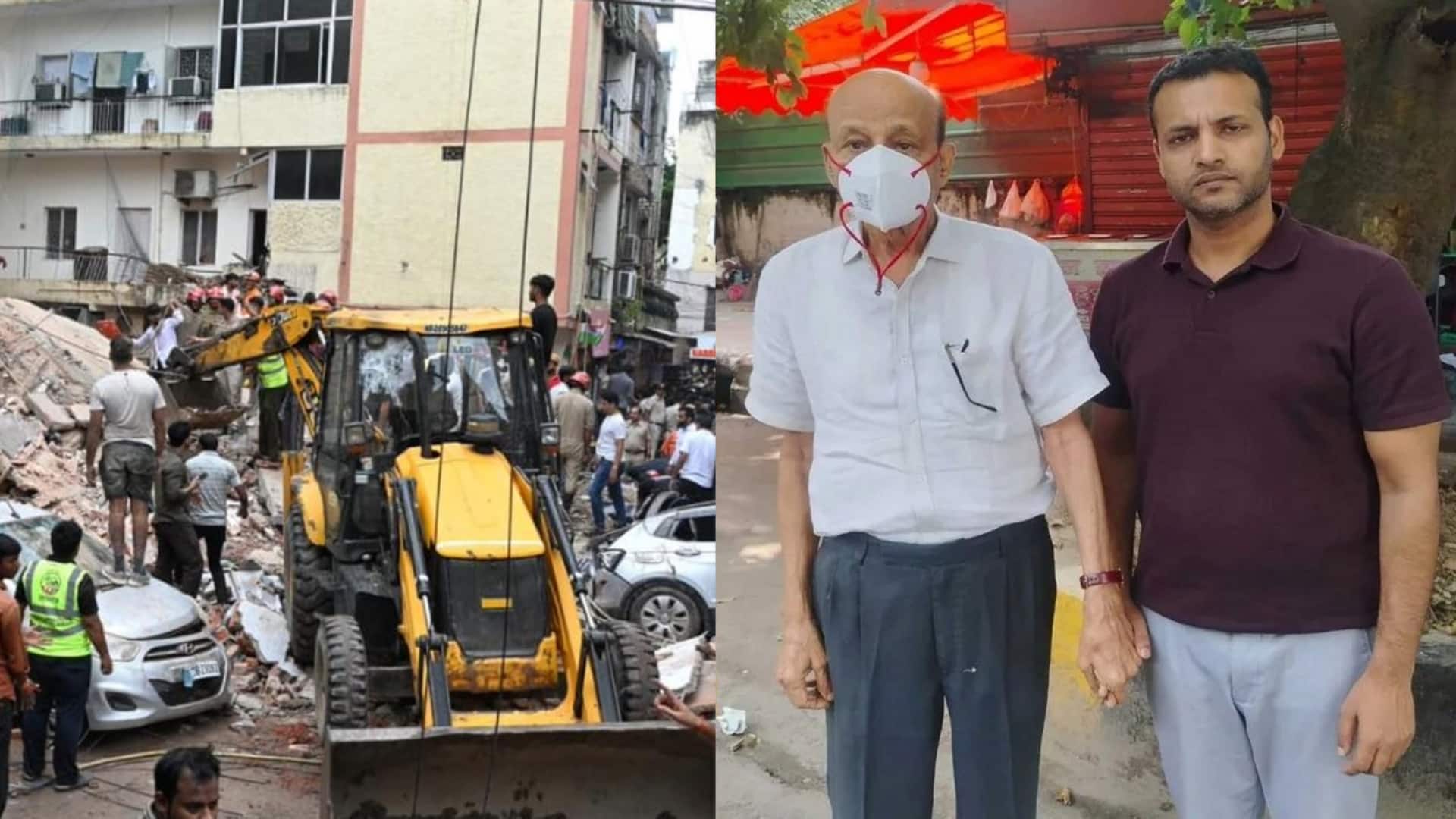 दिल्ली इमारत हादसा: मकान मालिक को पुलिस ने हरियाणा से गिरफ्तार किया