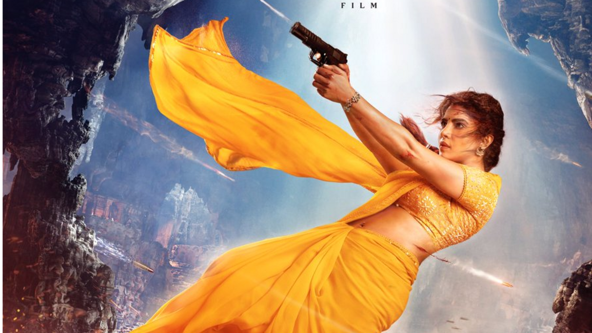 महेश बाबू और राजामौली की फिल्म 'ग्लोबट्रॉटर' में मंदाकिनी बन छाईं प्रियंका चोपड़ा, पहली झलक आई