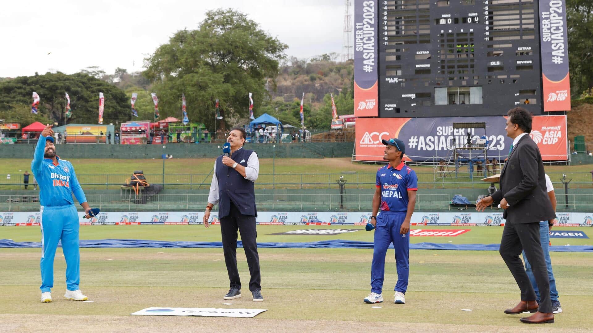 भारत बनाम नेपाल: रोहित शर्मा ने गेंदबाजी परखने के लिए चुनी फील्डिंग, जानिए और क्या कहा