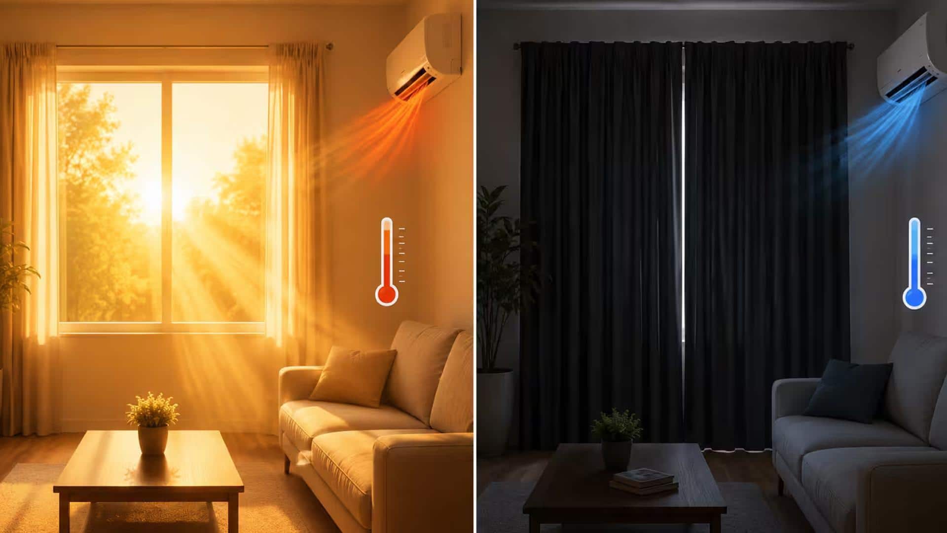 AC के साथ पर्दों का सही इस्तेमाल कैसे घटा सकता है आपका बिजली बिल?