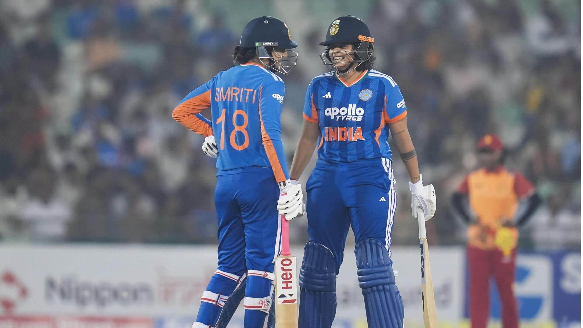 भारतीय महिला टीम ने दूसरे टी-20 में जिम्बाब्वे को हराया, सीरीज में 2-0 से बनाई बढ़त