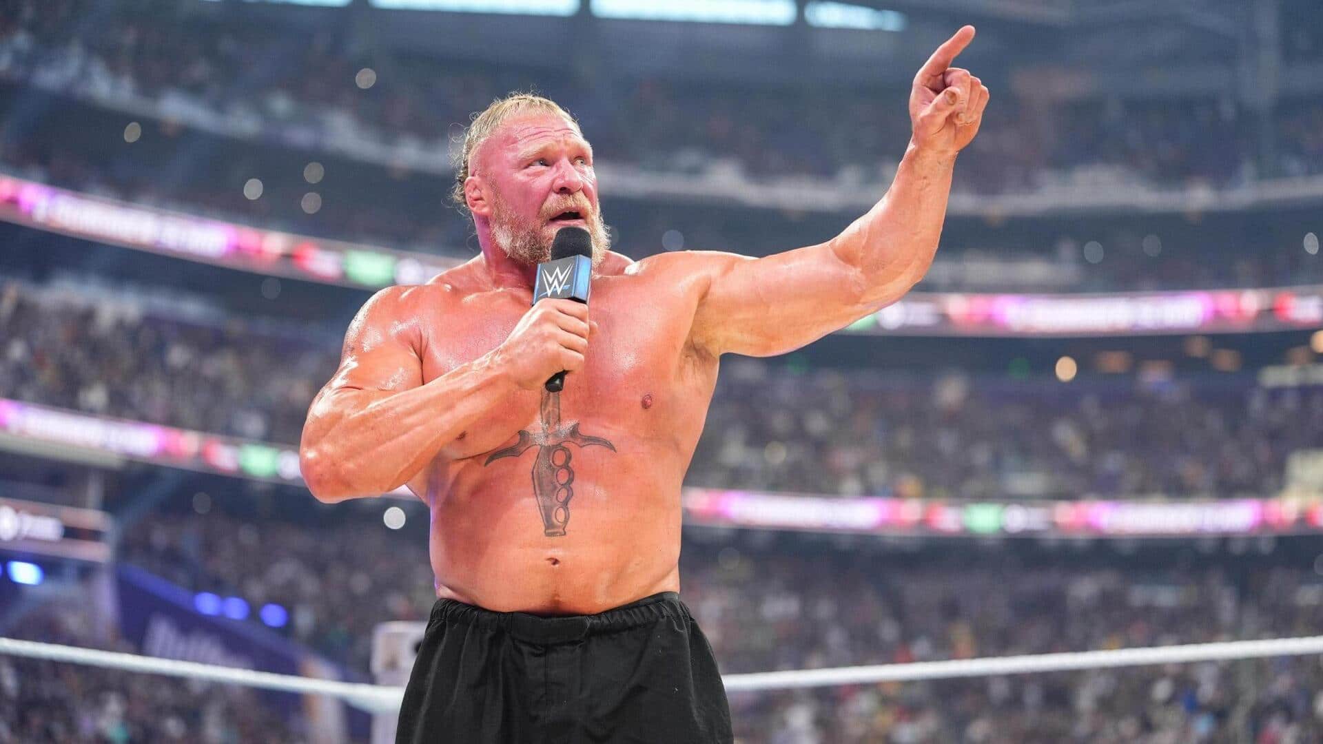 10 बार के WWE चैंपियन ब्रॉक लेसनर ने लिया संन्यास, शानदार करियर का हुआ अंत
