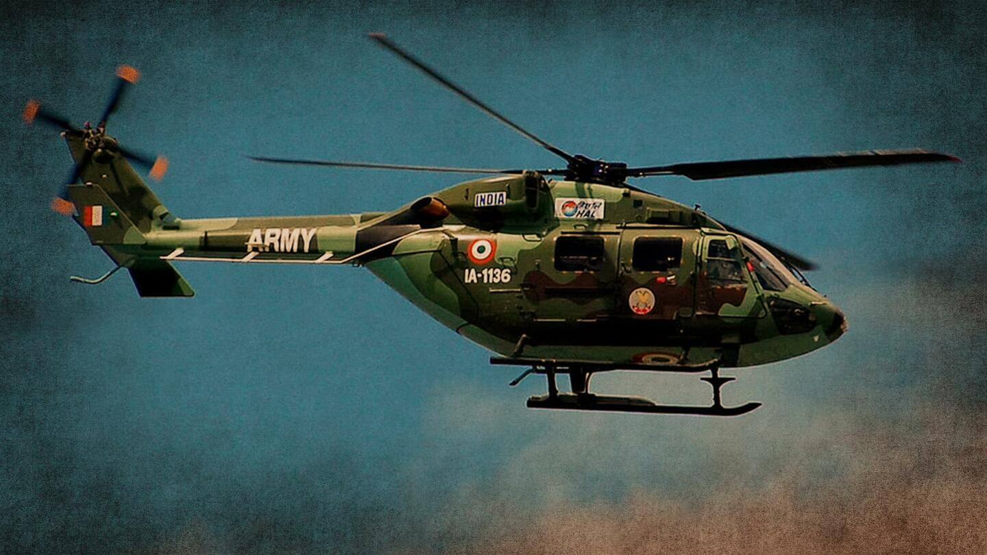 अरुणाचल में सेना का हेलिकॉप्टर दुर्घटनाग्रस्त, तलाशी और बचाव अभियान शुरू
