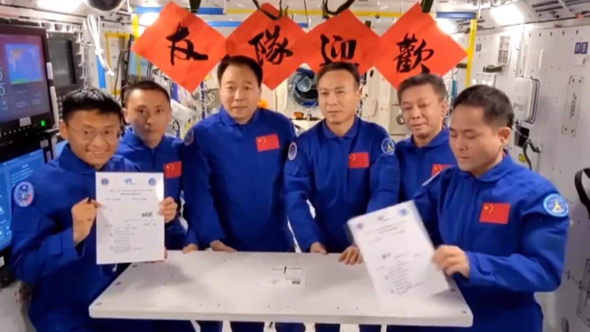 चीन के अंतरिक्ष यात्री कल पृथ्वी पर लौटेंगे, कर चुके हैं स्पेस वॉक