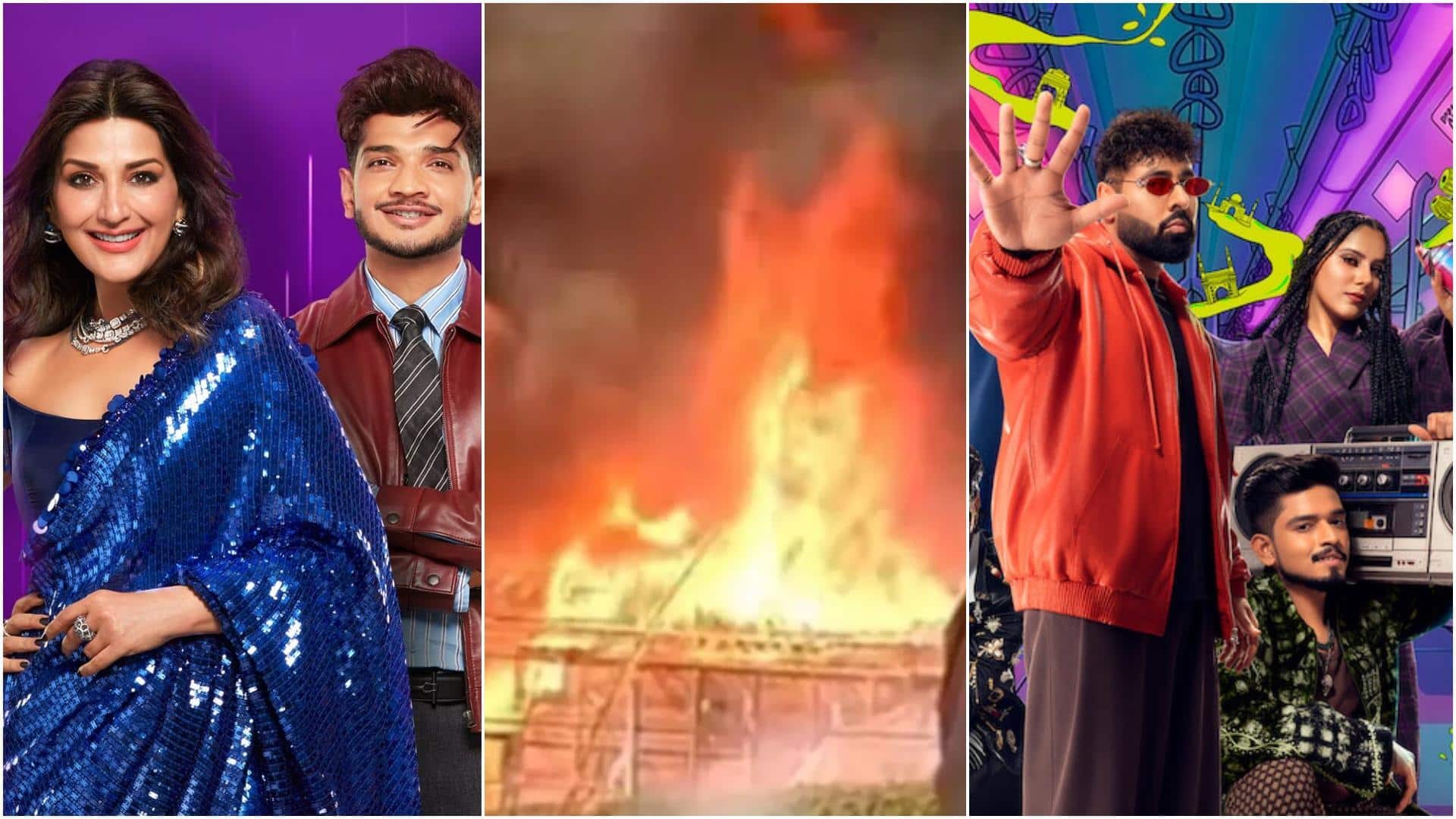 'पति पत्नी और पंगा' और 'हसल' के सेट के बाहर लगी भयानक आग, बाल-बाल बचे लोग