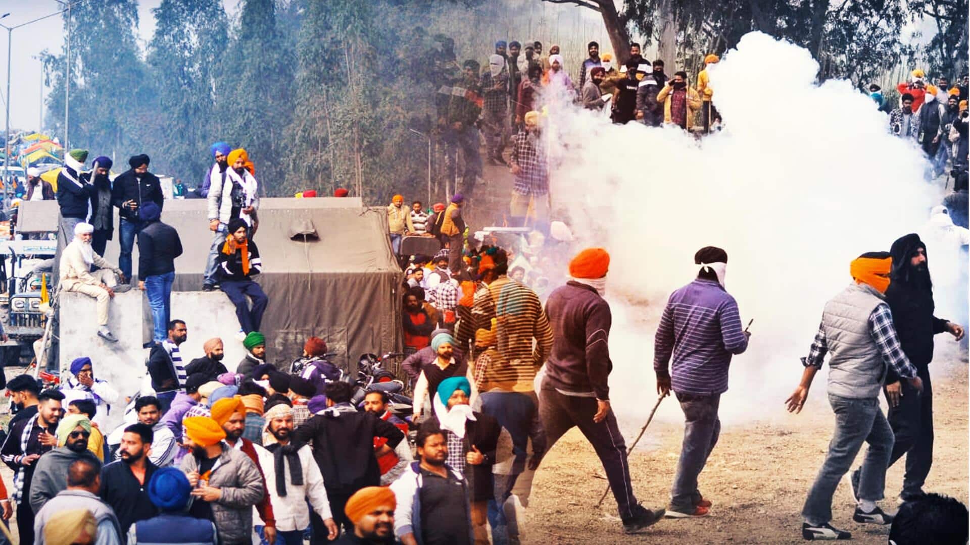किसानों का दिल्ली मार्च: दूसरे दिन करीब 100 किसान, 24 पुलिसकर्मी घायल, जानें क्या-क्या हुआ 