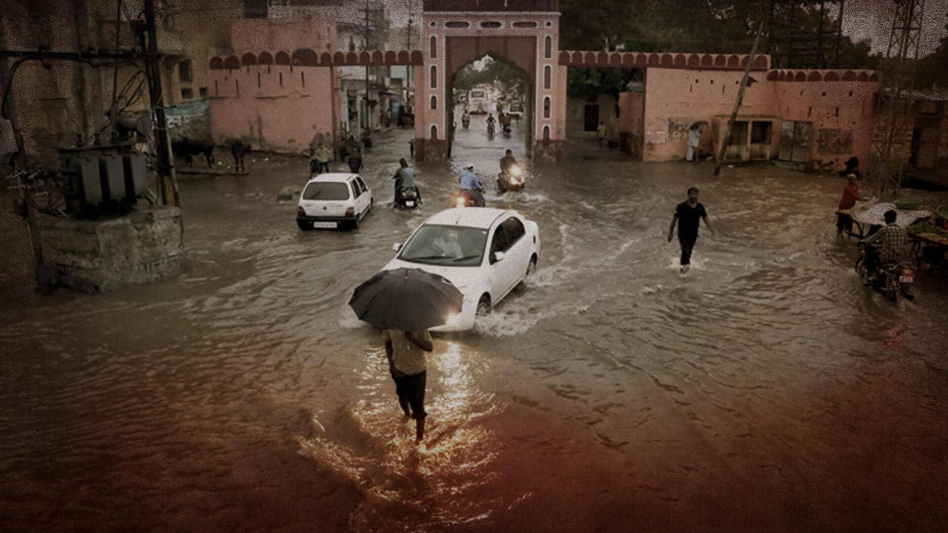 राजस्थान में 'बिपरजॉय' का कहर; 36 घंटे से बारिश जारी, बांध और नहर टूटी  
