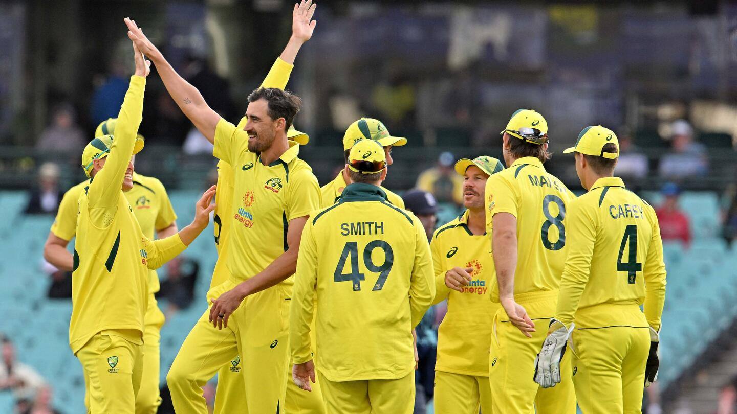 ऑस्ट्रेलिया बनाम इंग्लैंड: दूसरे वनडे में ऑस्ट्रेलिया ने इंग्लैंड को 72 रनों से हराया