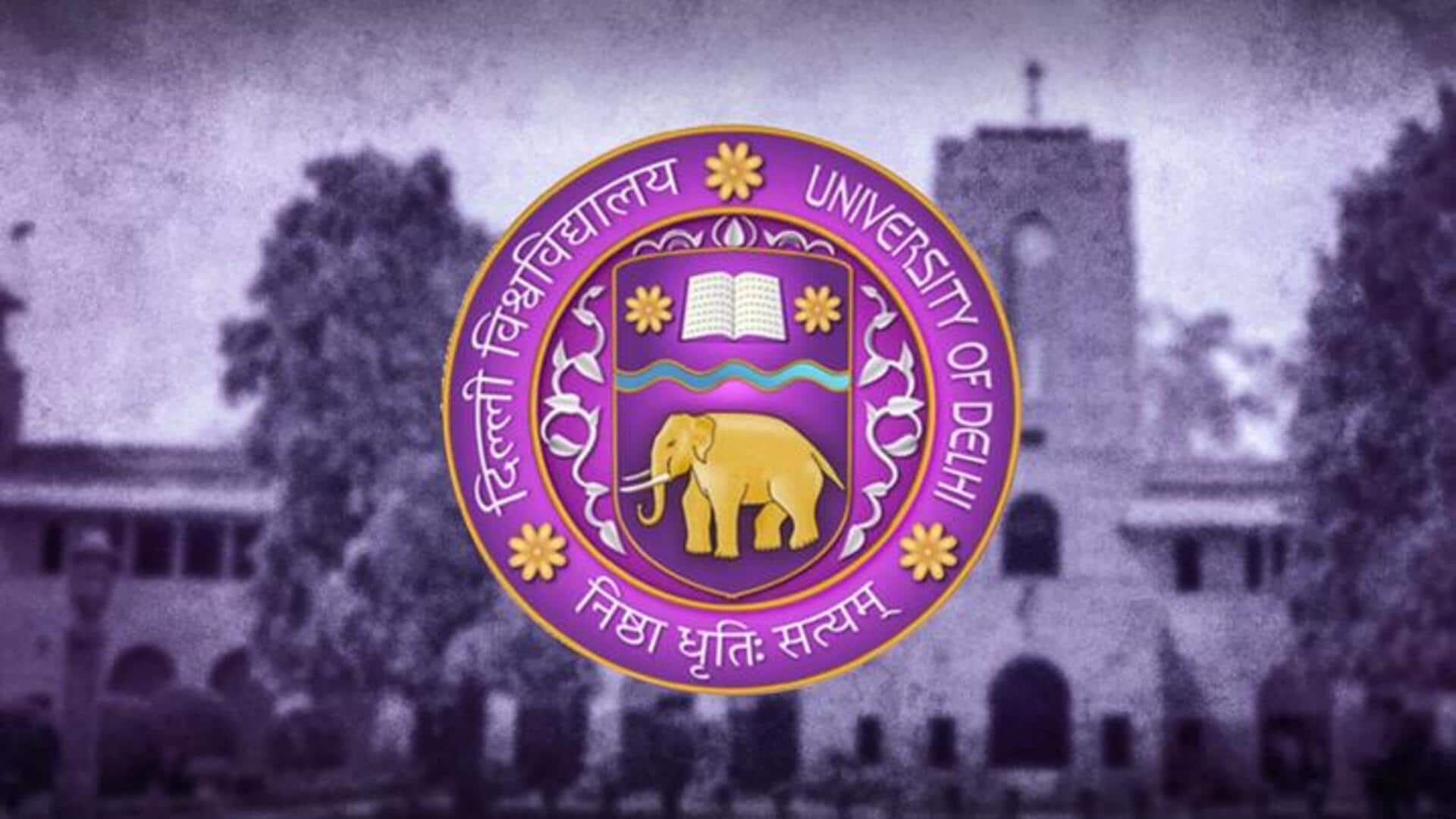 दिल्ली विश्वविद्यालय ने स्नातक पाठ्यक्रम में प्रवेश के लिए जारी की मेरिट सूची