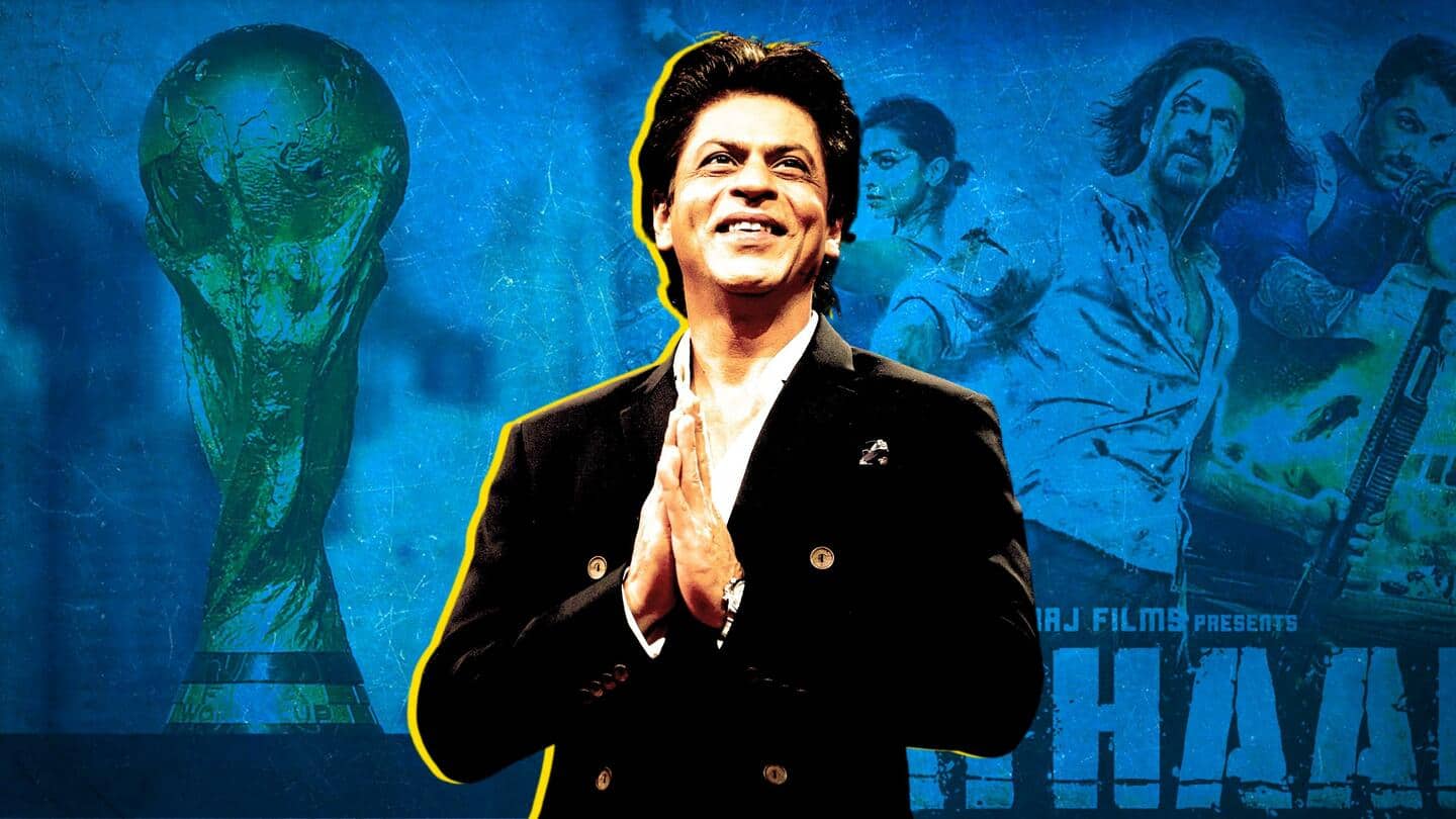 शाहरुख FIFA विश्व  कप के फाइनल में करेंगे फिल्म 'पठान' का प्रमोशन, देखिए वीडियो
