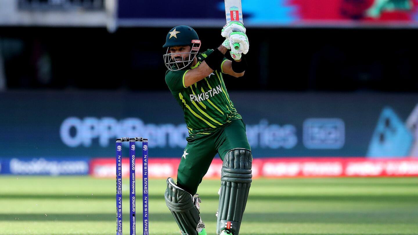 पाकिस्तान बनाम न्यूजीलैंड: मोहम्मद रिजवान ने लगाया आठवां अर्धशतक, पूरे किए 1,200 वनडे रन